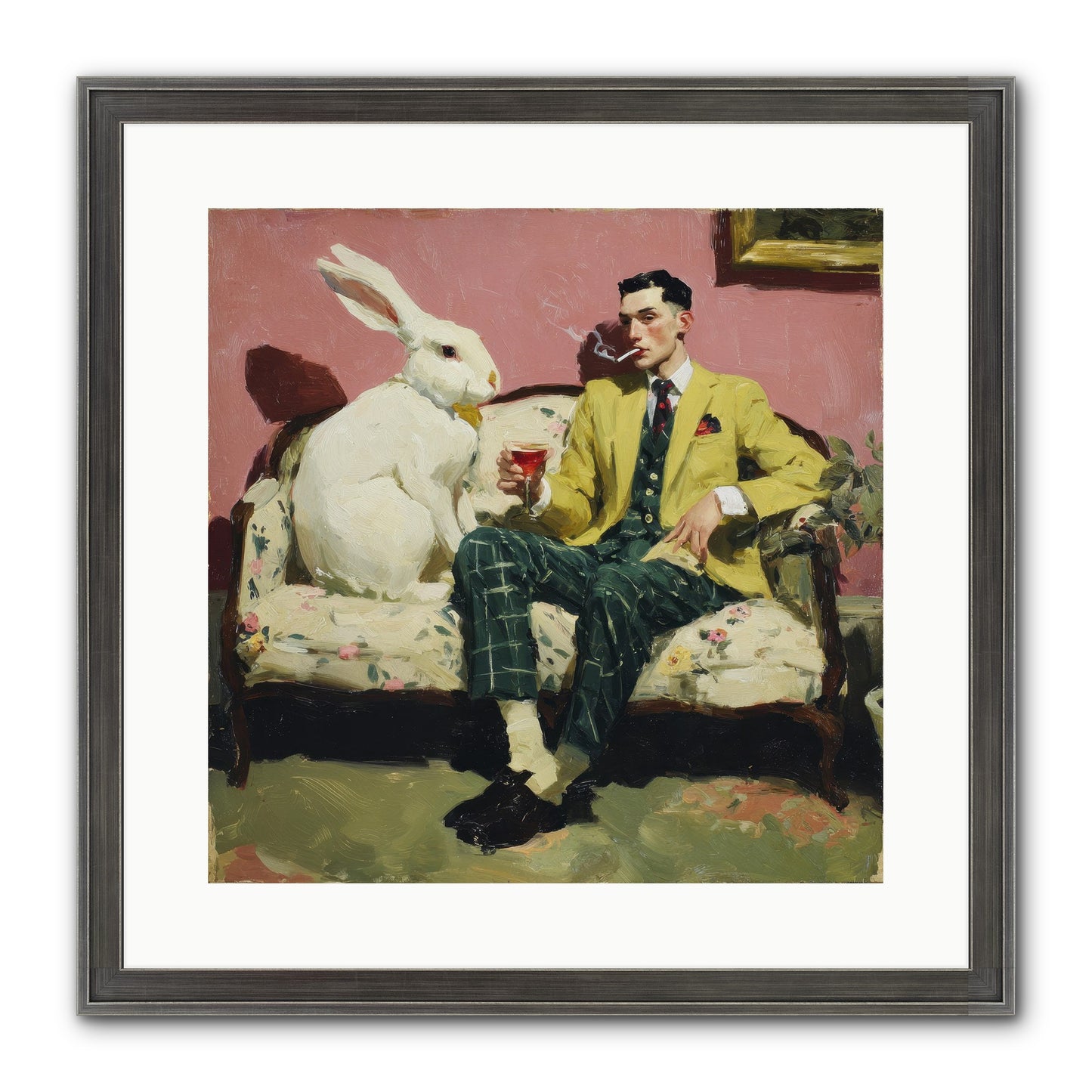 The Eccentricist’s Companion Framed Print - Slimwoods Black/Silver 16x16