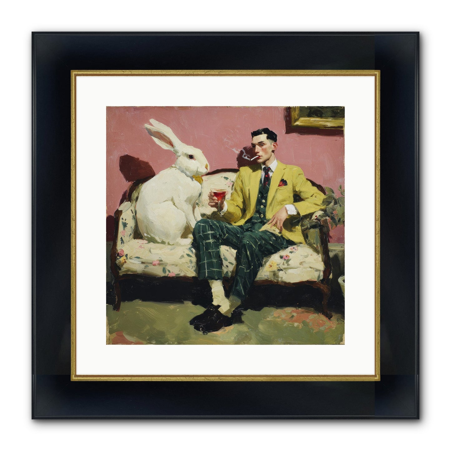 The Eccentricist’s Companion Framed Print - Wide Black w/Gold 16x16