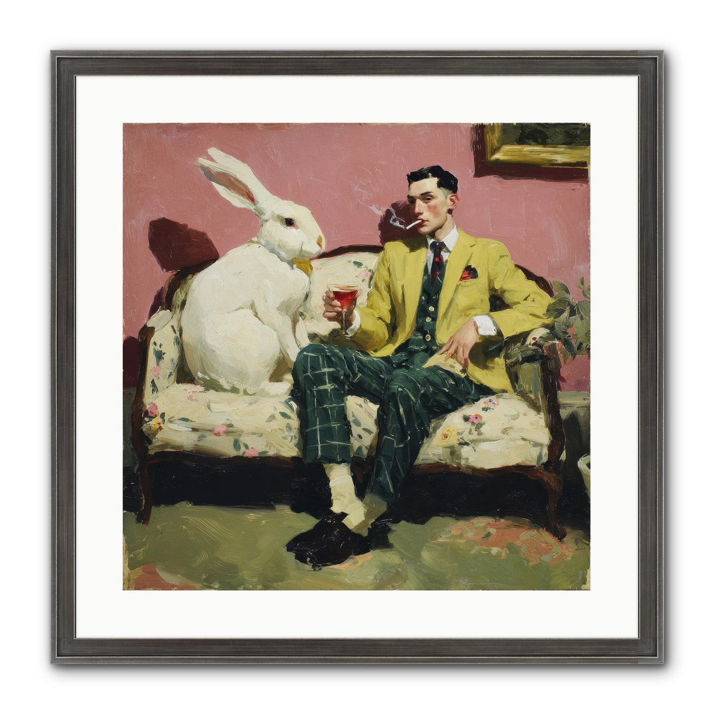 The Eccentricist’s Companion Framed Print - Slimwoods Black/Silver 20x20