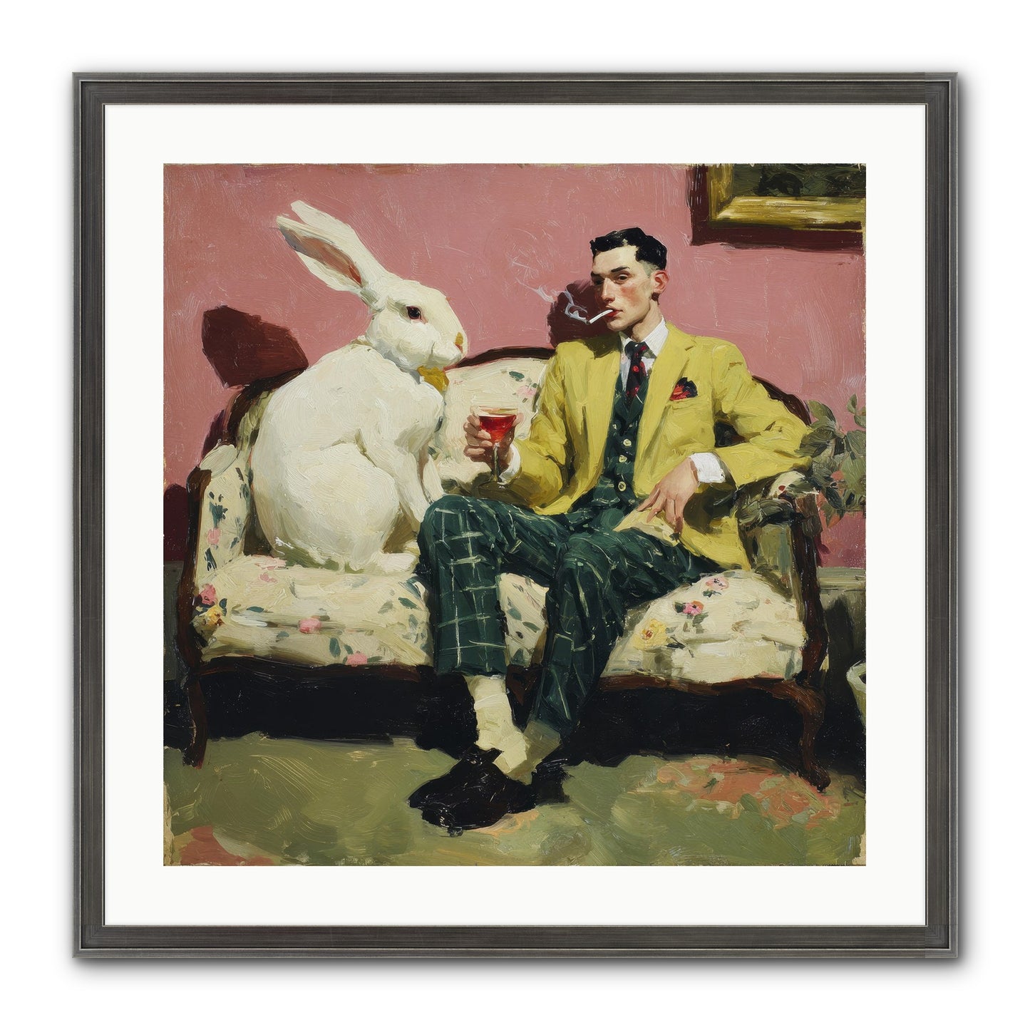 The Eccentricist’s Companion Framed Print - Slimwoods Black/Silver 24x24