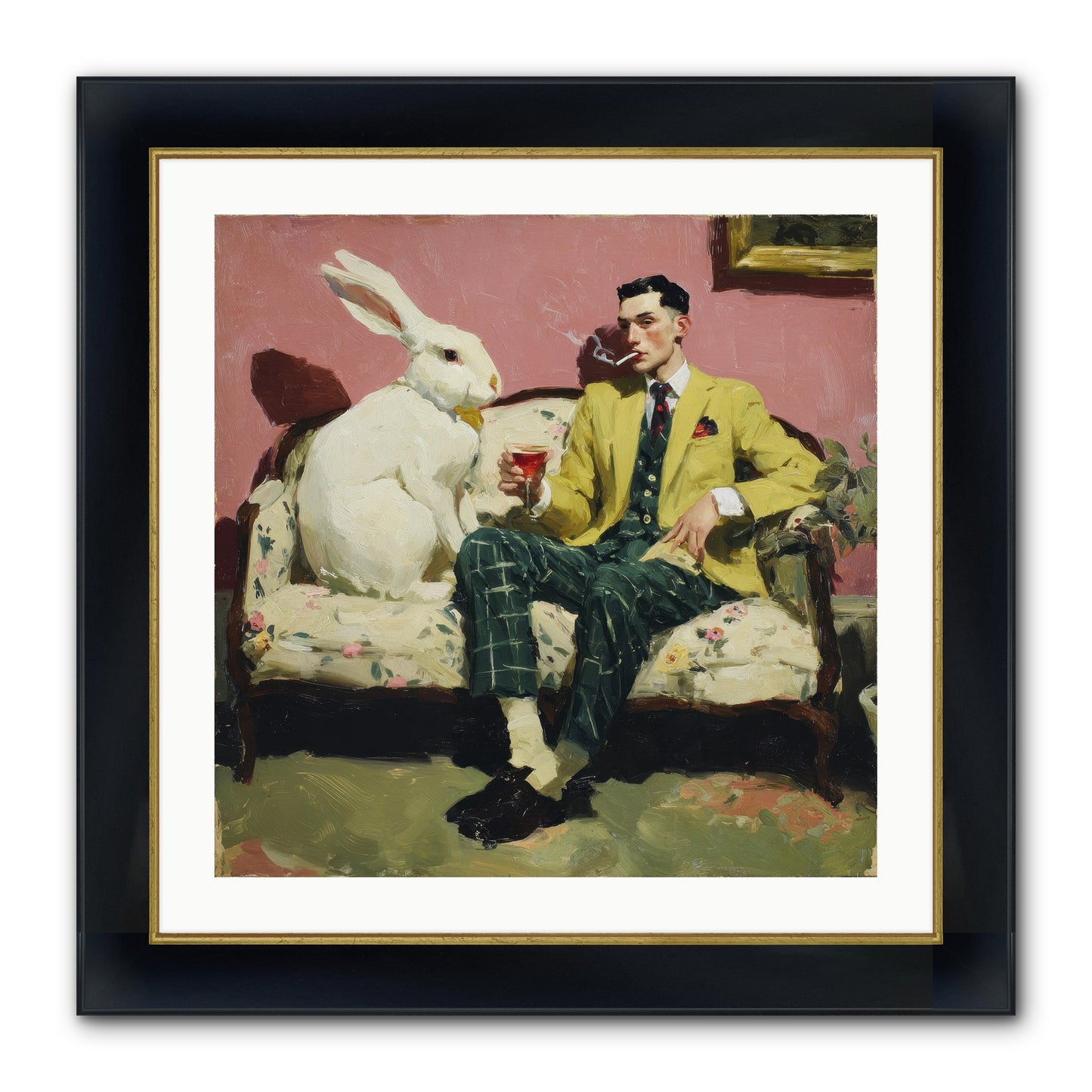 The Eccentricist’s Companion Framed Print - Wide Black w/Gold 24x24