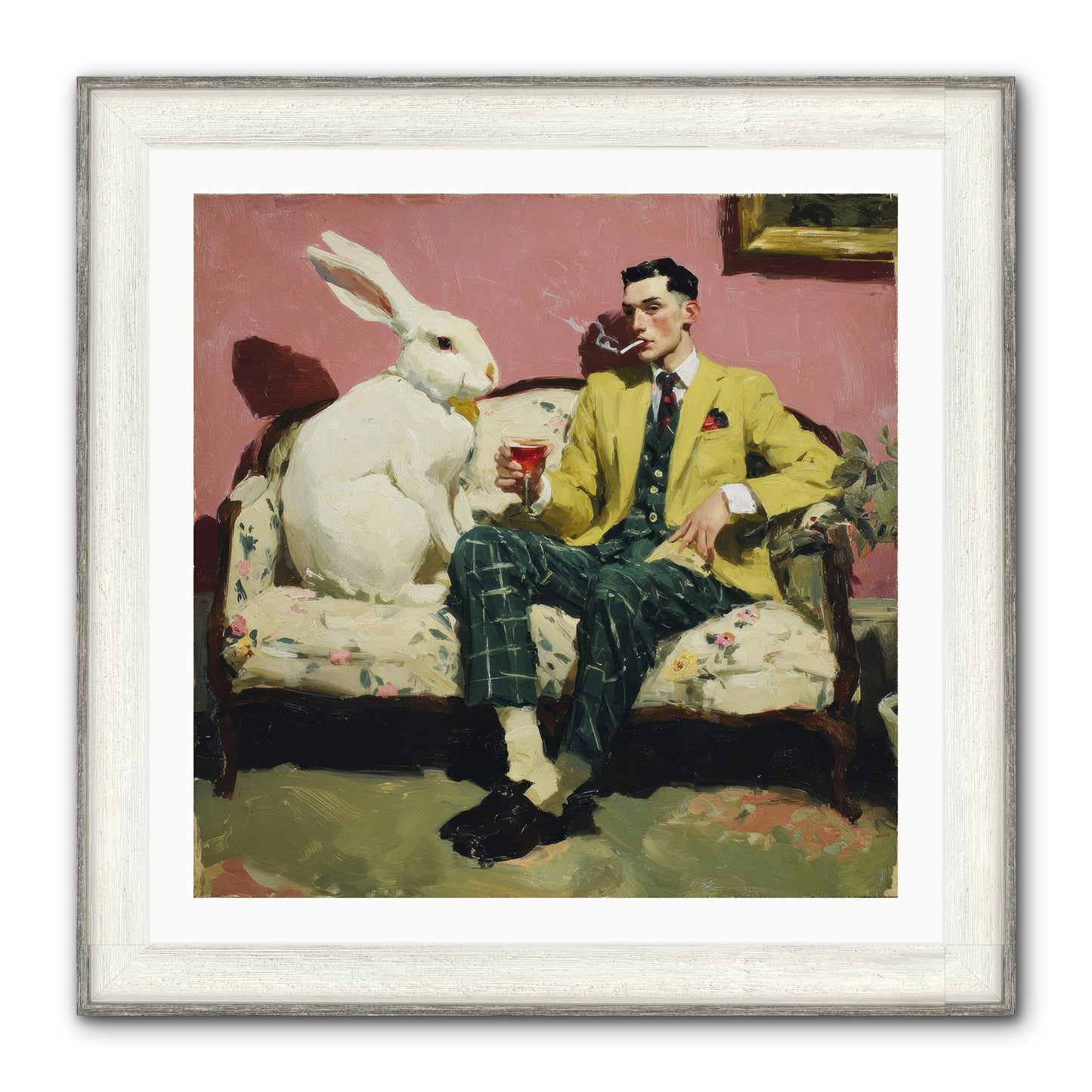 The Eccentricist’s Companion Framed Print - Driftwood White 30x30