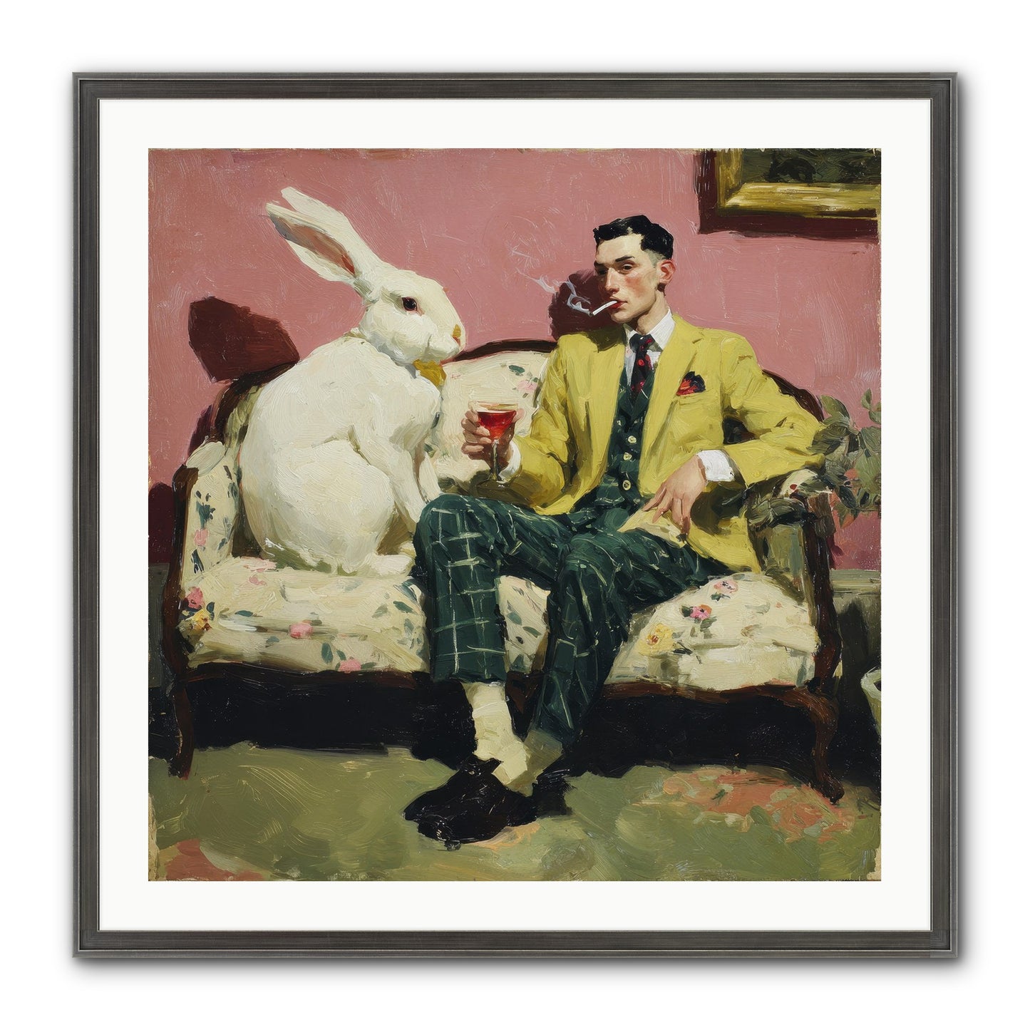 The Eccentricist’s Companion Framed Print - Slimwoods Black/Silver 30x30