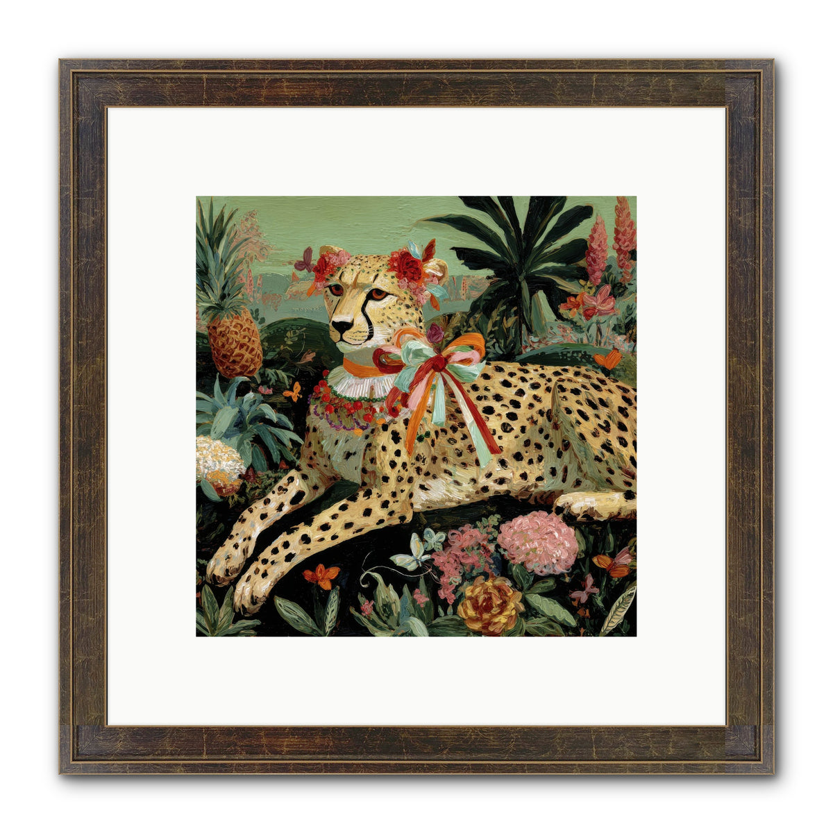 The Echoes Of Moonfire Framed Print - Slimwoods Black/Gold 10x10