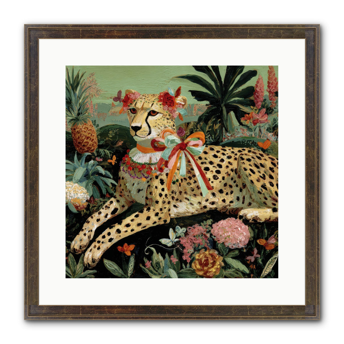 The Echoes Of Moonfire Framed Print - Slimwoods Black/Gold 16x16