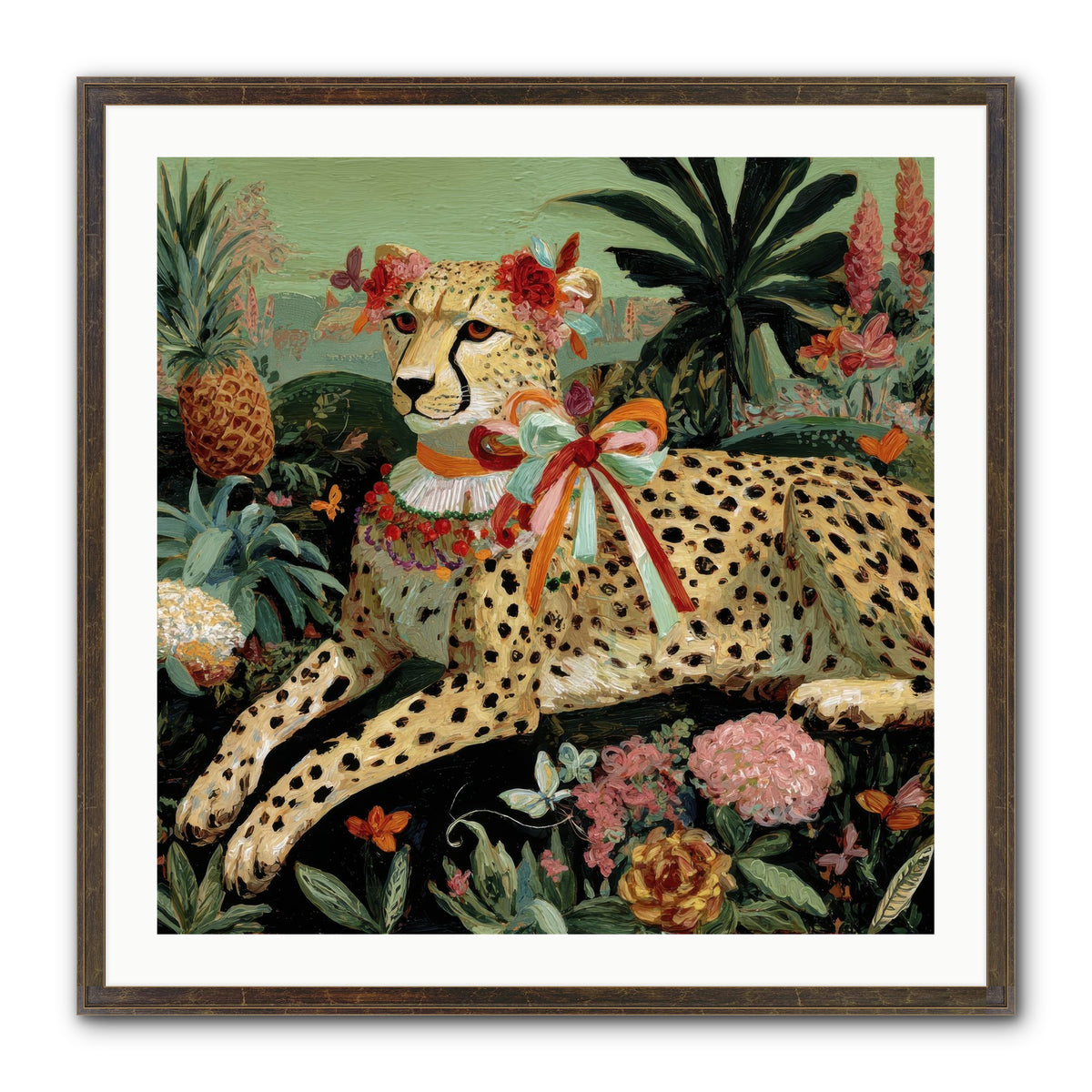 The Echoes Of Moonfire Framed Print - Slimwoods Black/Gold 30x30