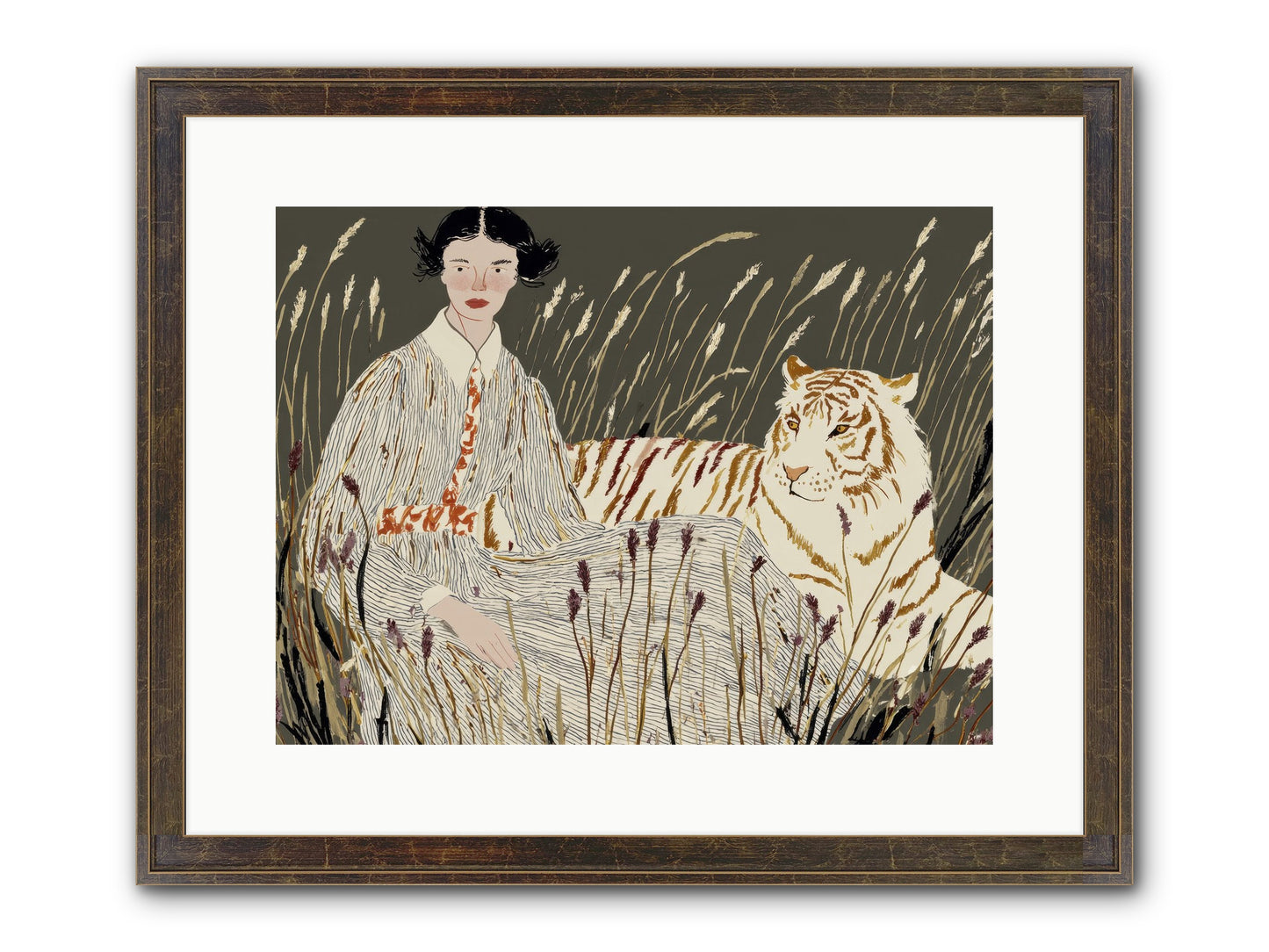 The Edge Of Now Framed Print - Slimwoods Black/Gold 16x12