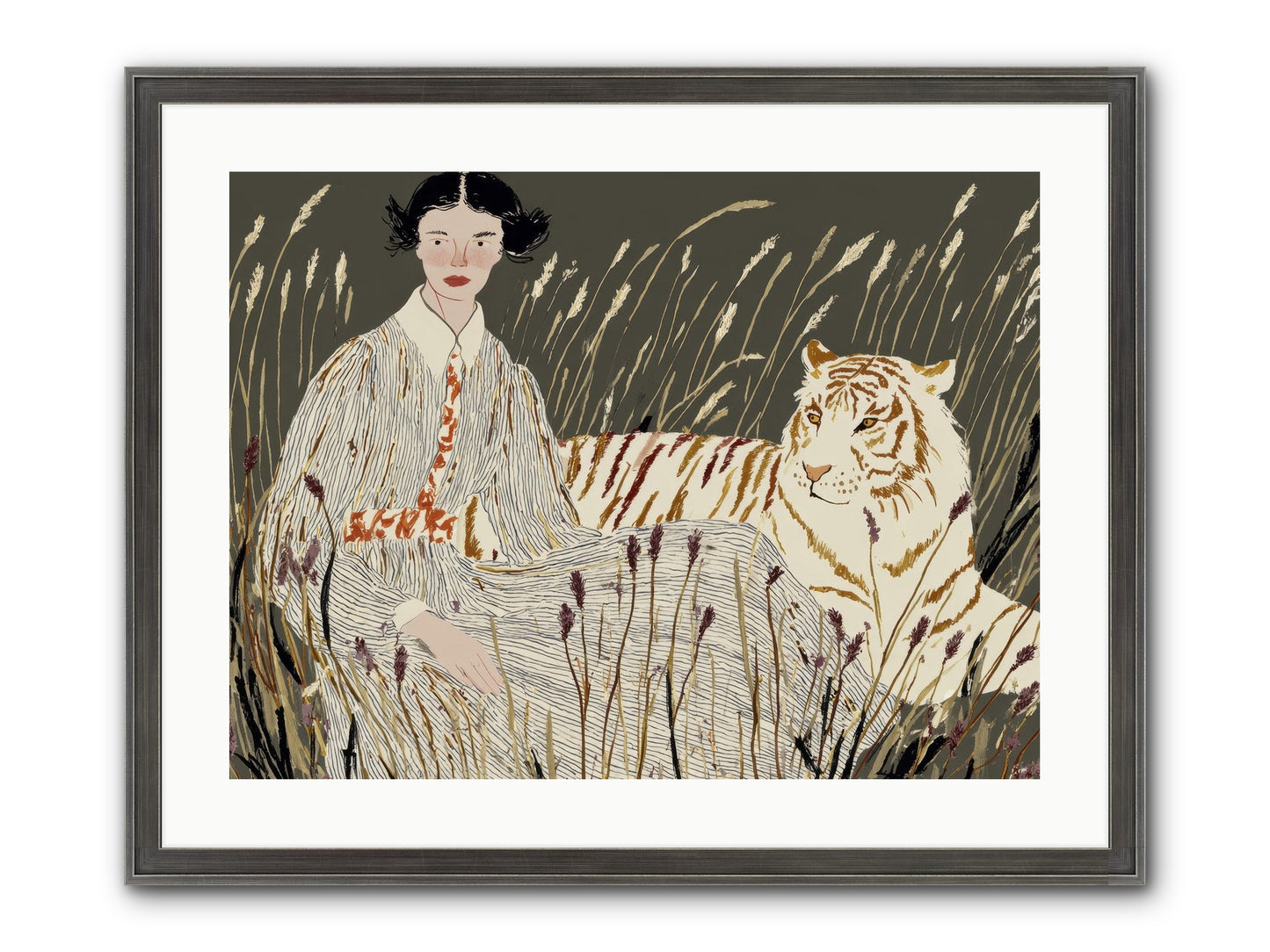 The Edge Of Now Framed Print - Slimwoods Black/Silver 24x18
