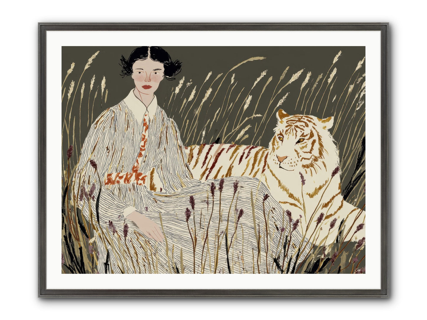 The Edge Of Now Framed Print - Slimwoods Black/Silver 40x30