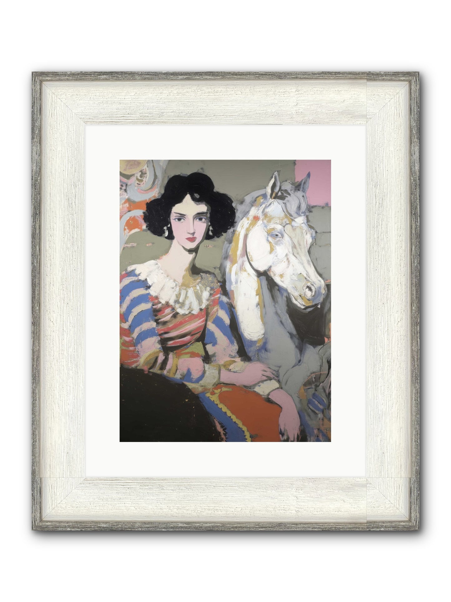 The Elusive Radiance Framed Print - Driftwood White 12x16
