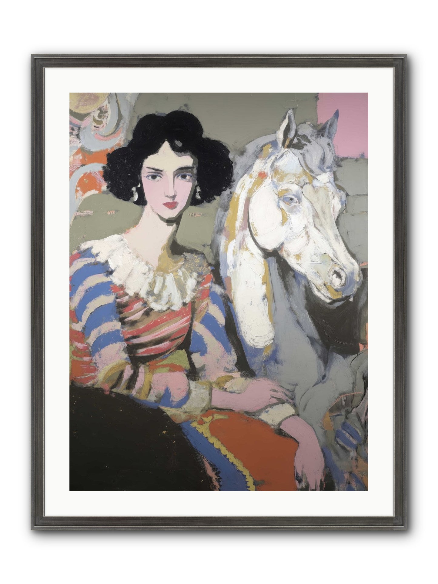 The Elusive Radiance Framed Print - Slimwoods Black/Silver 24x32