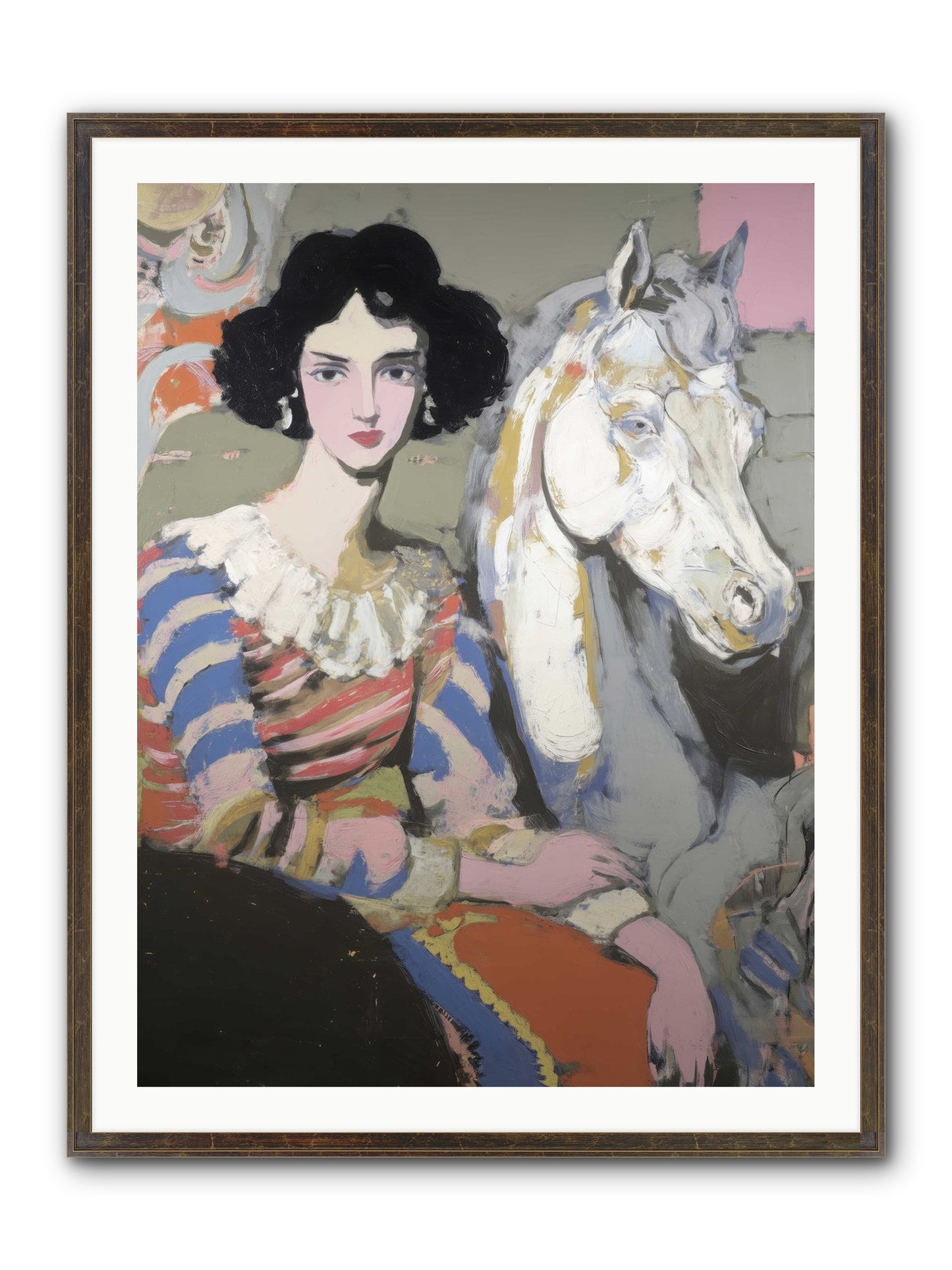 The Elusive Radiance Framed Print - Slimwoods Black/Gold 30x40