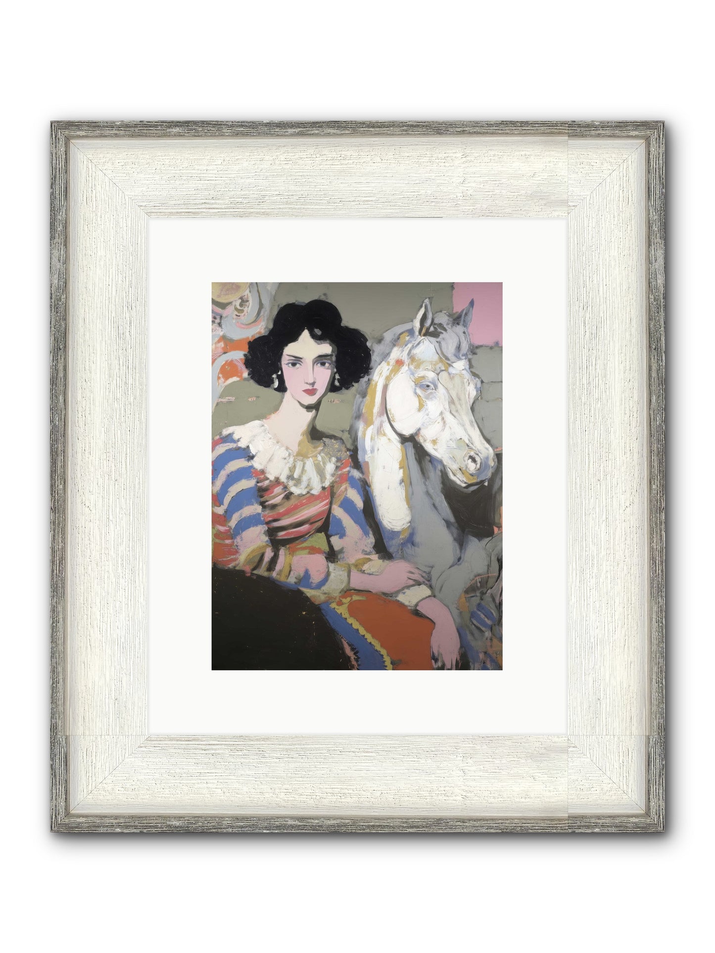 The Elusive Radiance Framed Print - Driftwood White 9x12