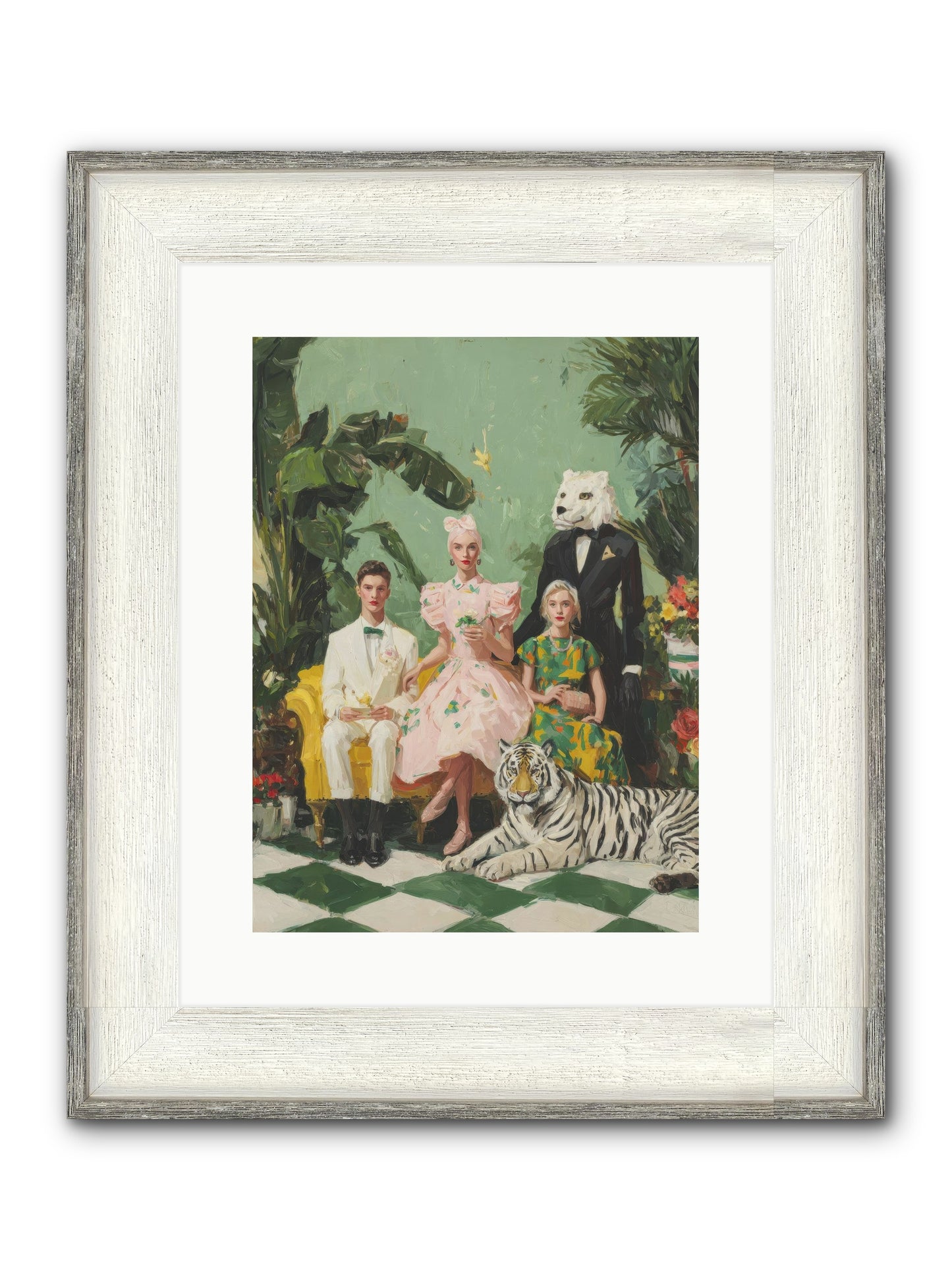 The Ember Parlour Framed Print - Driftwood White 12x16