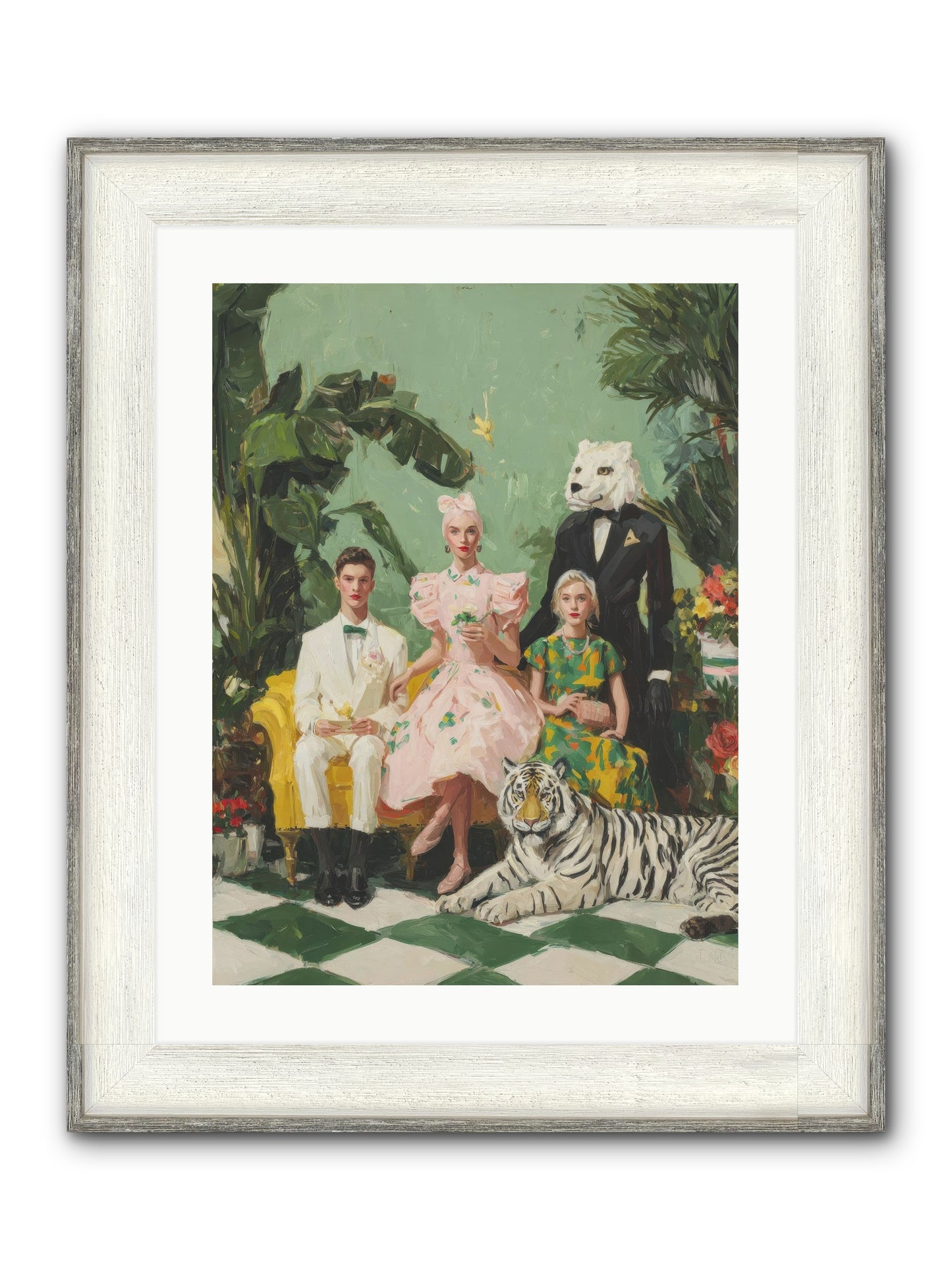 The Ember Parlour Framed Print - Driftwood White 18x24