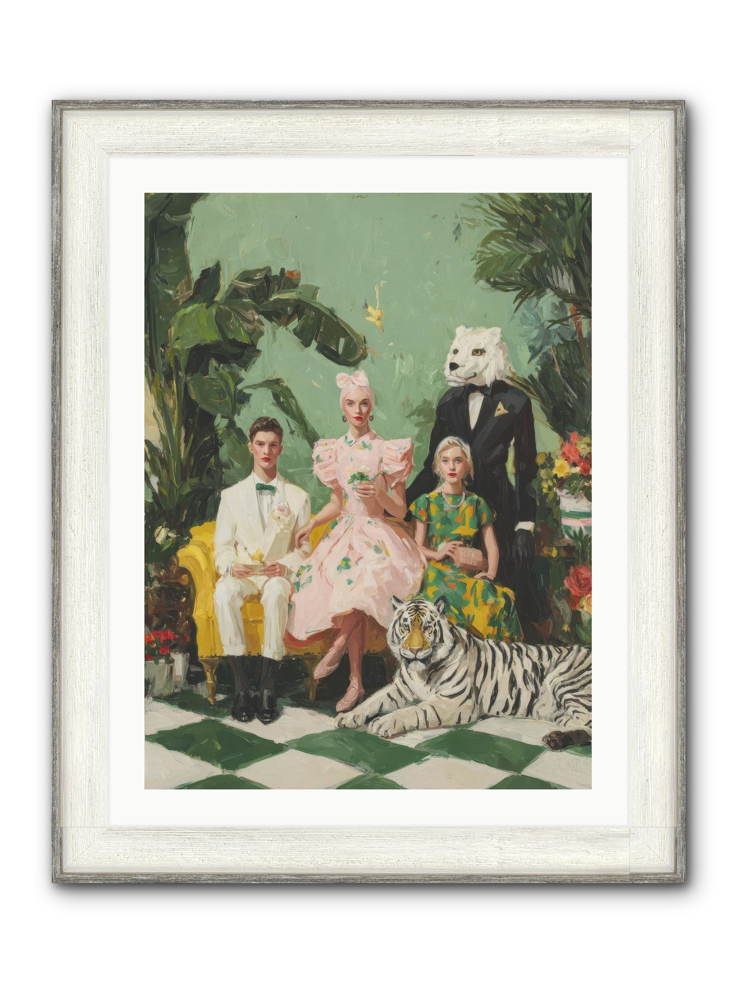 The Ember Parlour Framed Print - Driftwood White 24x32