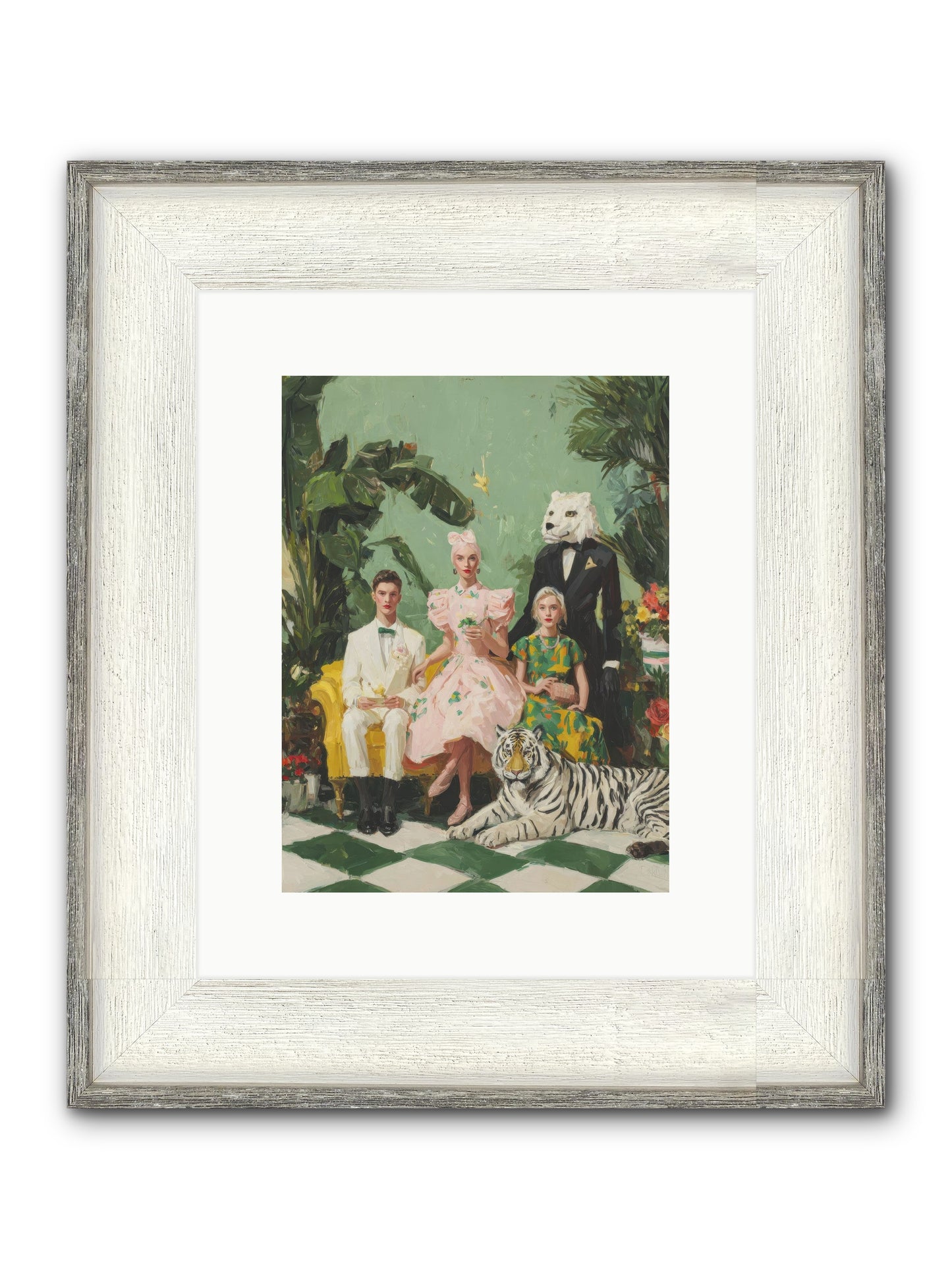 The Ember Parlour Framed Print - Driftwood White 9x12