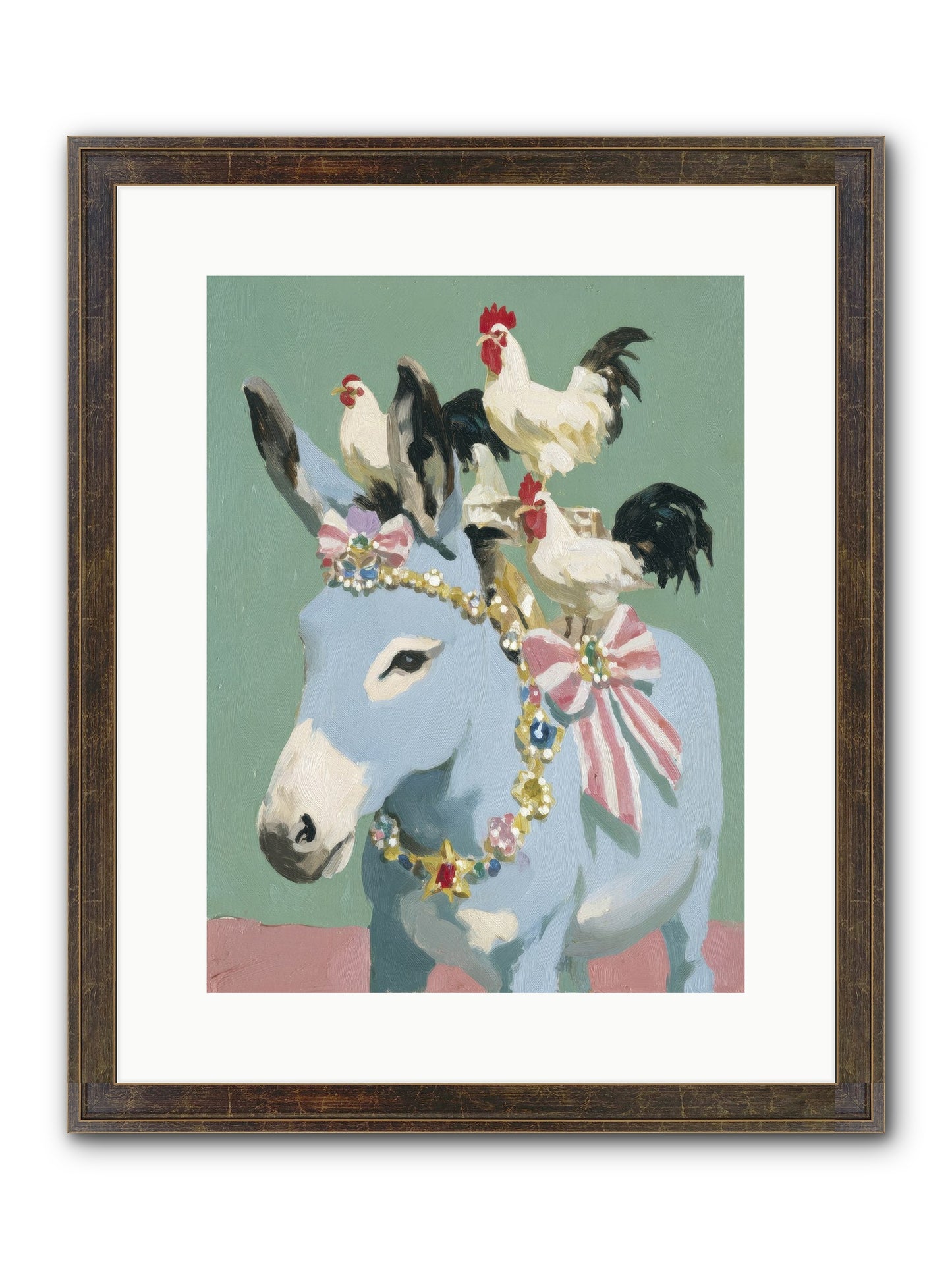 The Enchanted Gathering Framed Print - Slimwoods Black/Gold 12x16