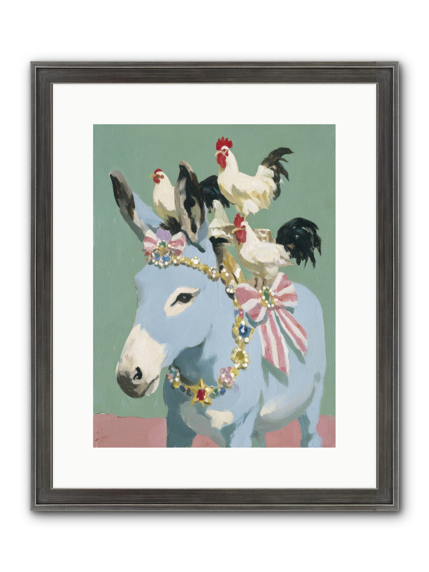 The Enchanted Gathering Framed Print - Slimwoods Black/Silver 12x16