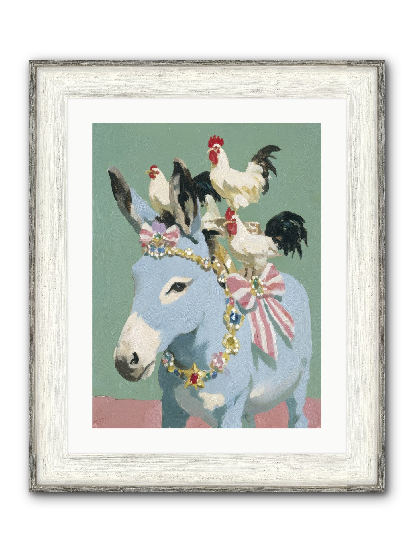 The Enchanted Gathering Framed Print - Driftwood White 18x24