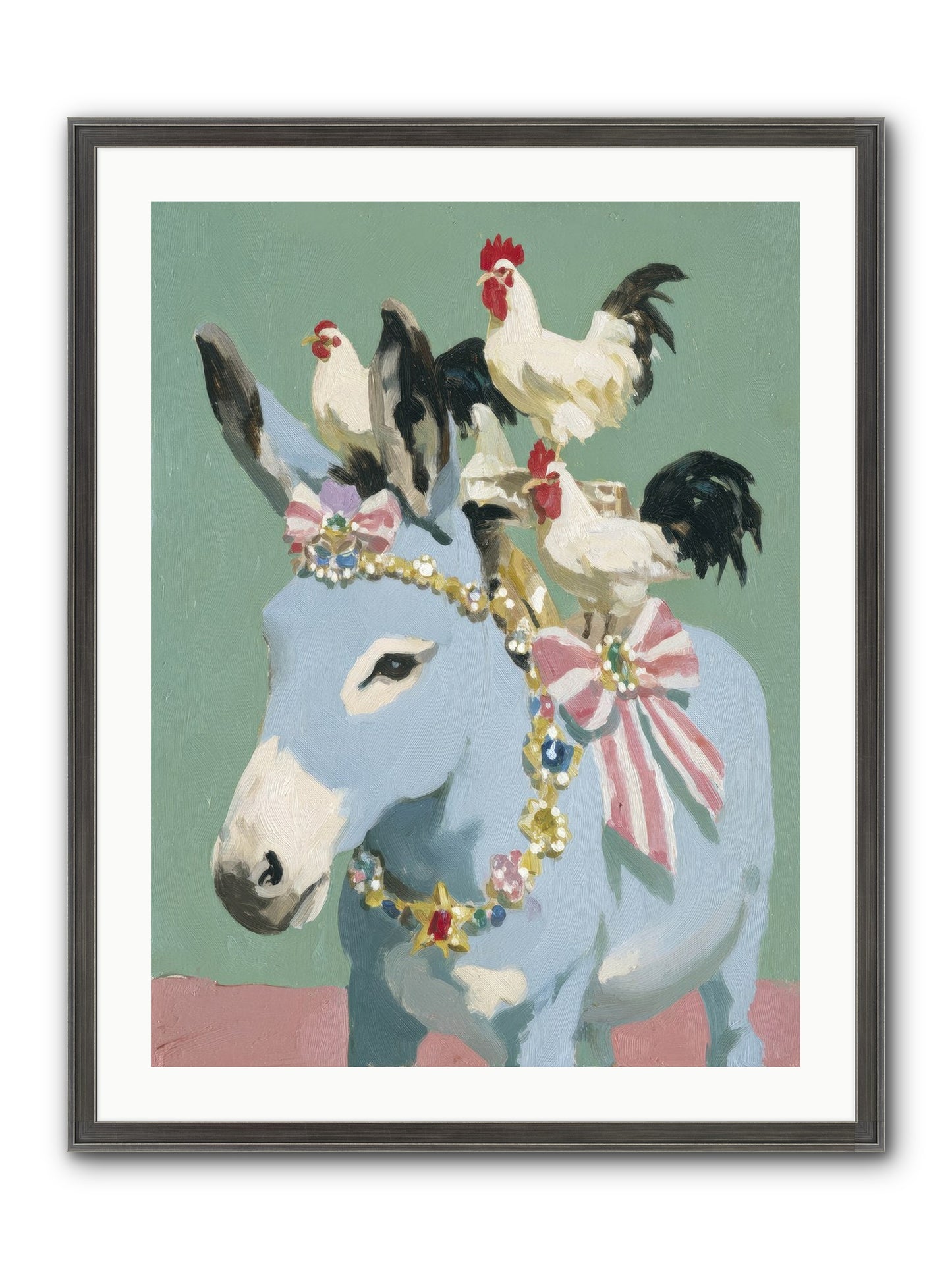 The Enchanted Gathering Framed Print - Slimwoods Black/Silver 24x32