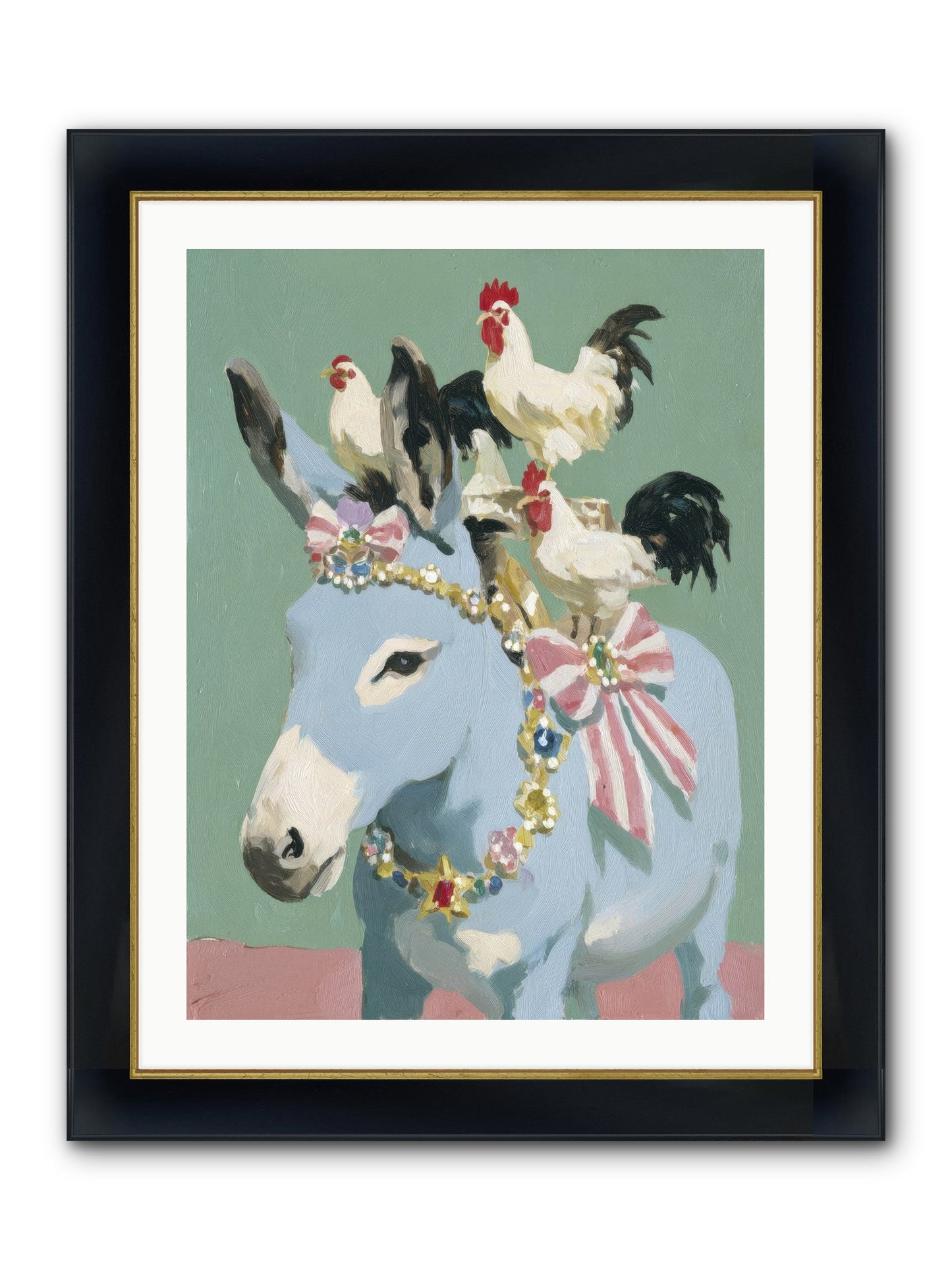 The Enchanted Gathering Framed Print - Wide Black w/Gold 24x32