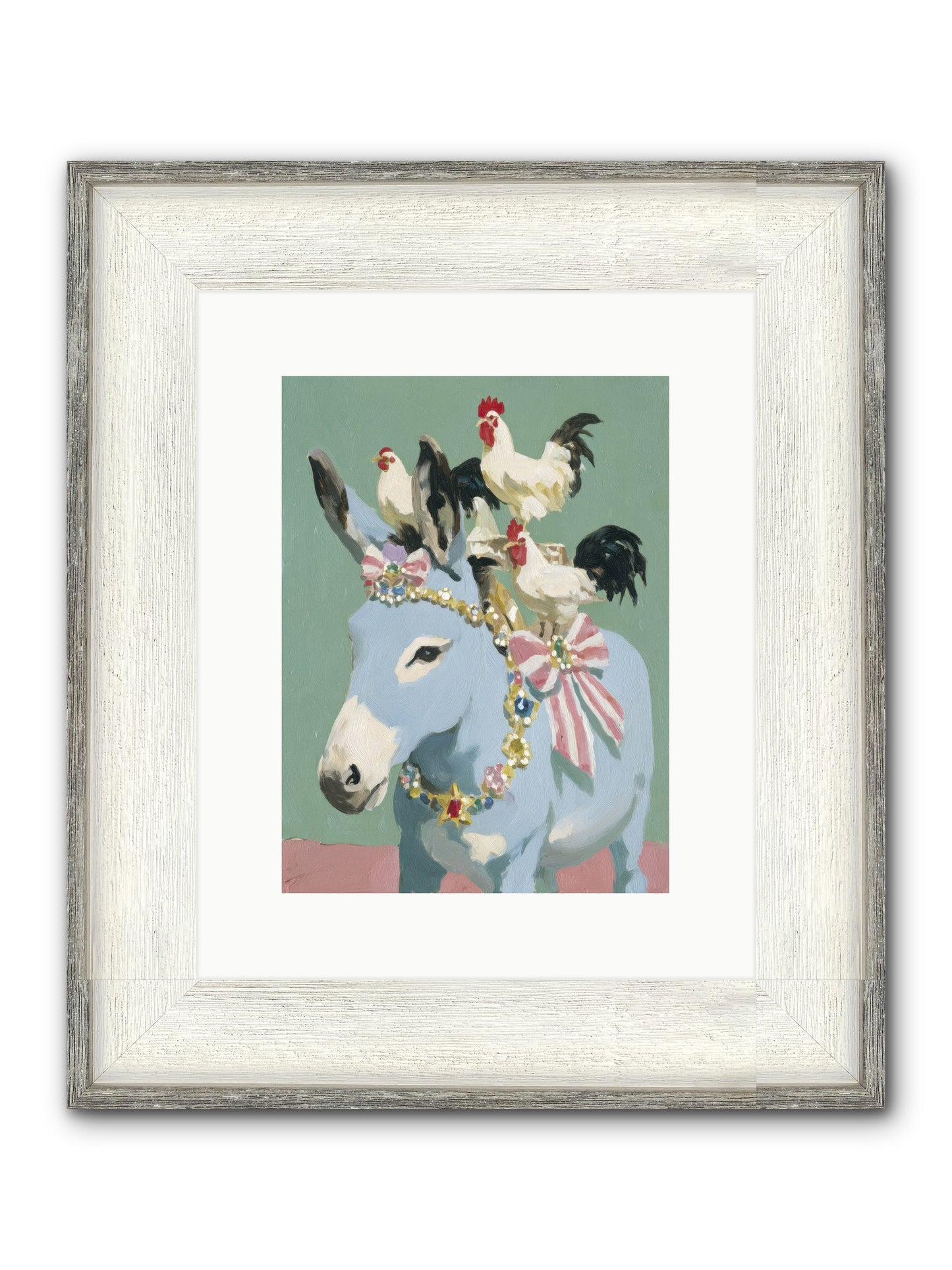 The Enchanted Gathering Framed Print - Driftwood White 9x12