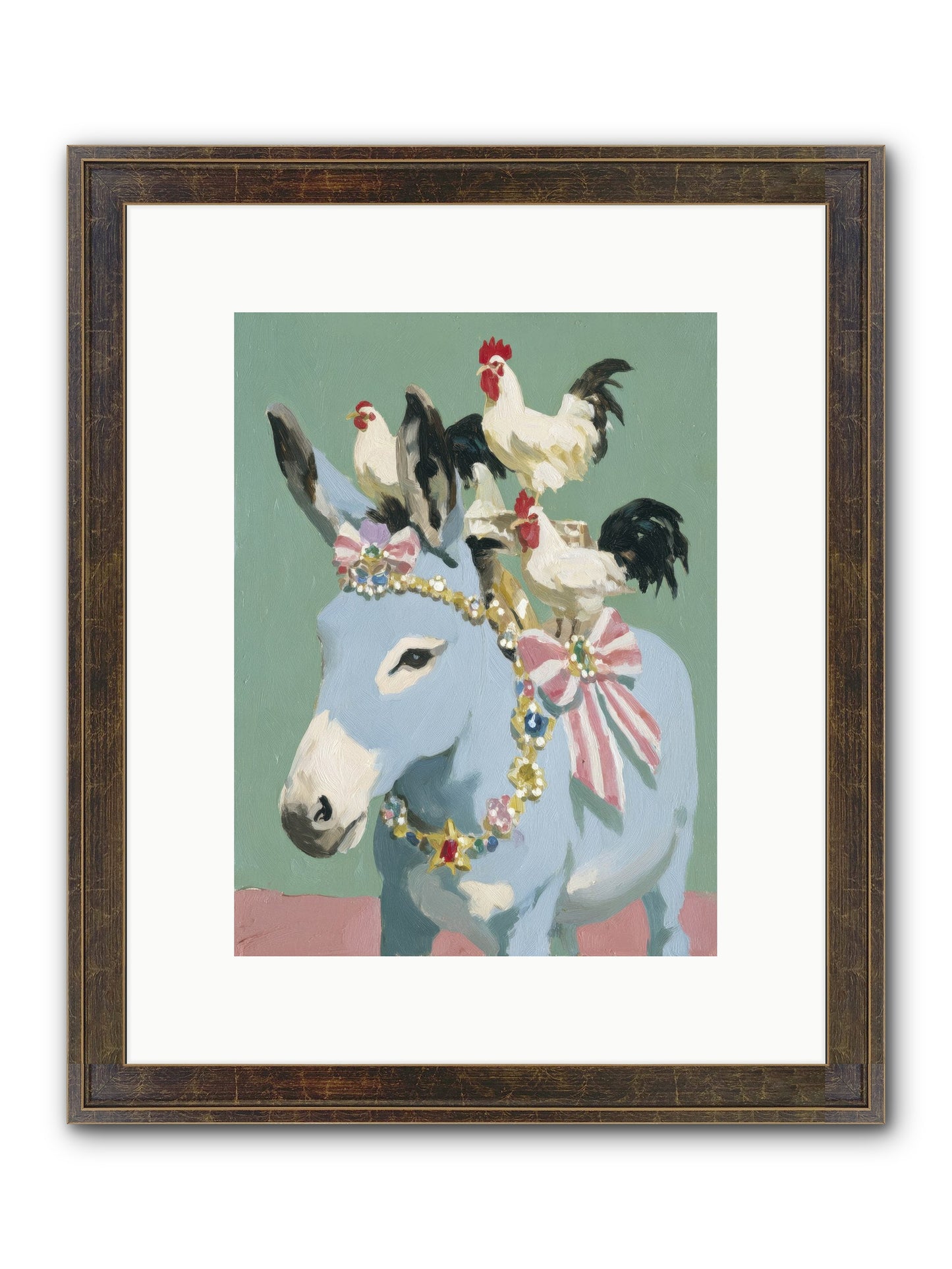 The Enchanted Gathering Framed Print - Slimwoods Black/Gold 9x12