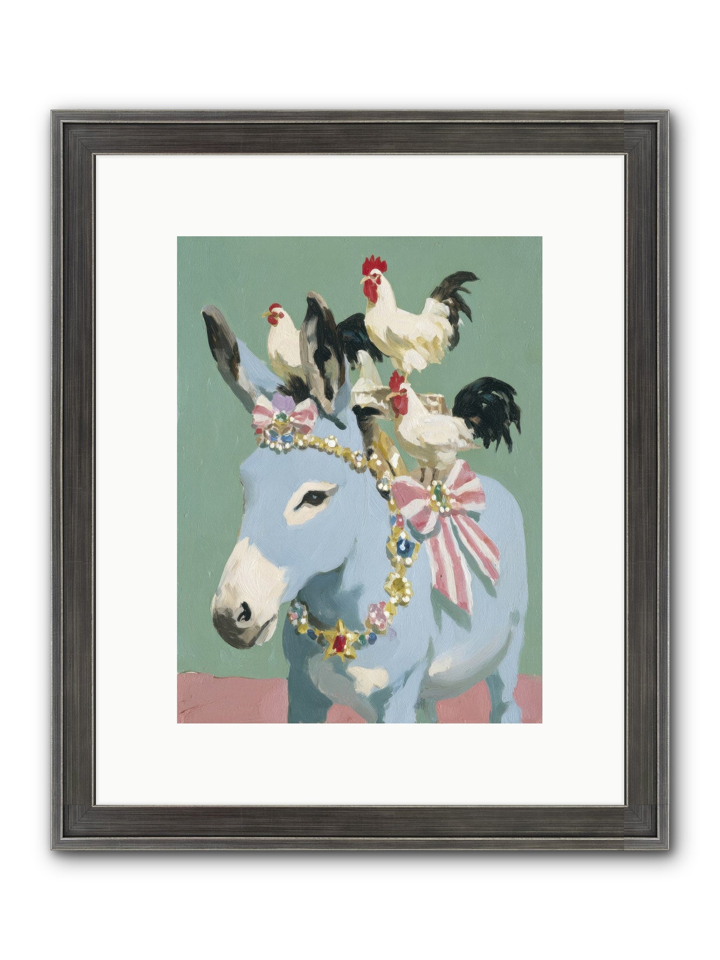 The Enchanted Gathering Framed Print - Slimwoods Black/Silver 9x12