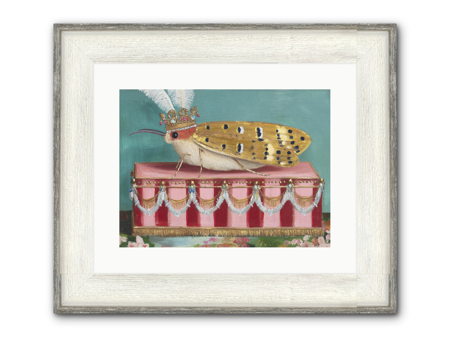 The Ethereal Pavilion Framed Print - Driftwood White 16x12
