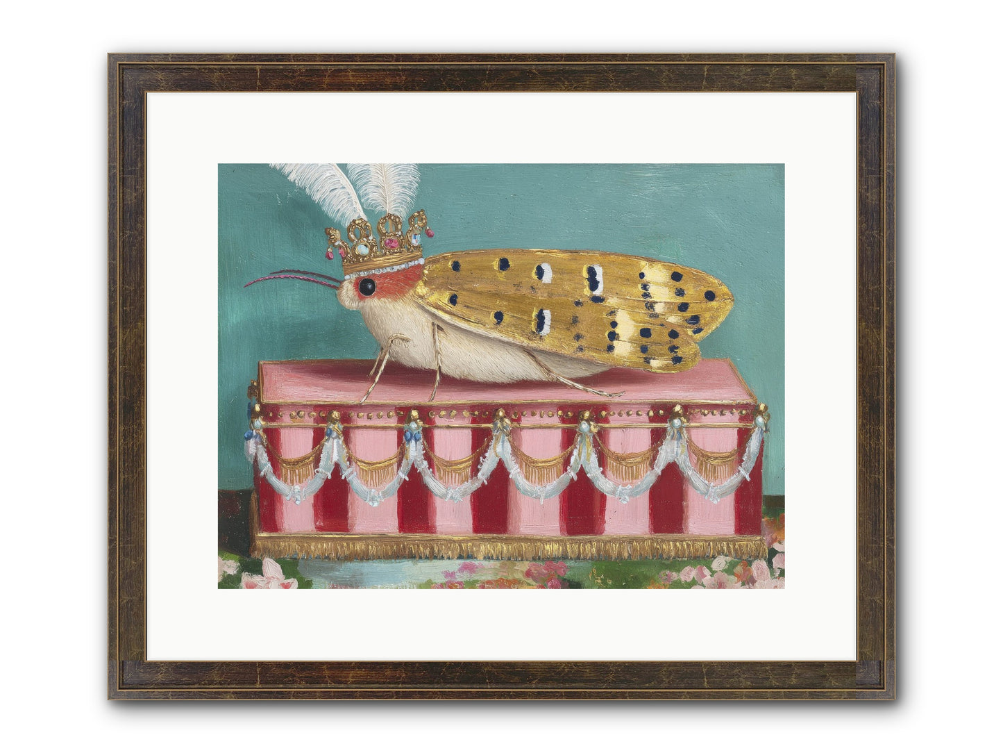 The Ethereal Pavilion Framed Print - Slimwoods Black/Gold 16x12