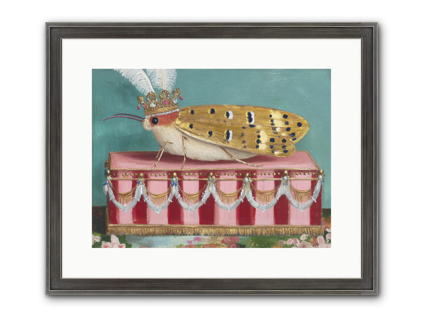 The Ethereal Pavilion Framed Print - Slimwoods Black/Silver 16x12