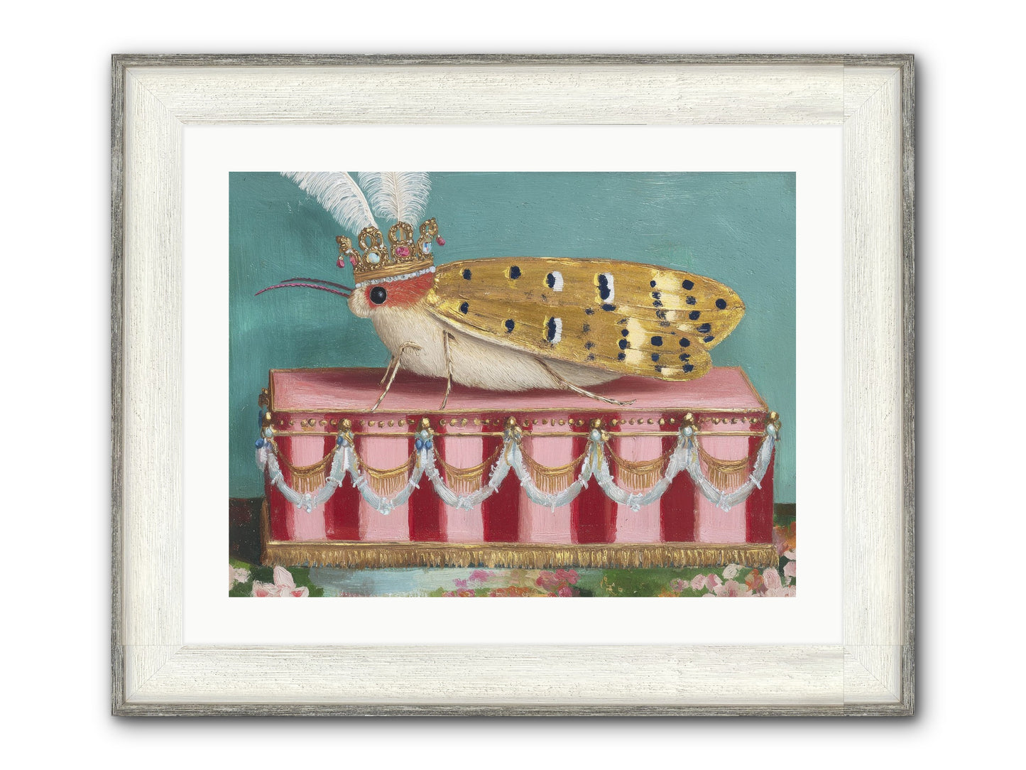 The Ethereal Pavilion Framed Print - Driftwood White 24x18