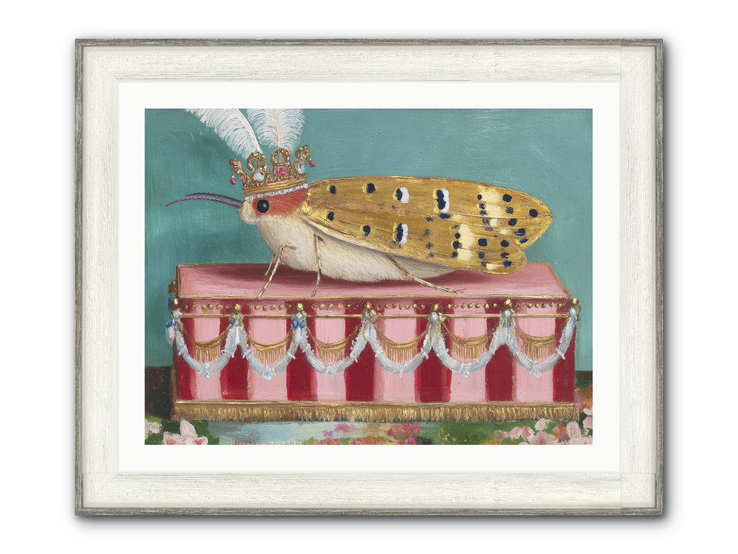 The Ethereal Pavilion Framed Print - Driftwood White 32x24