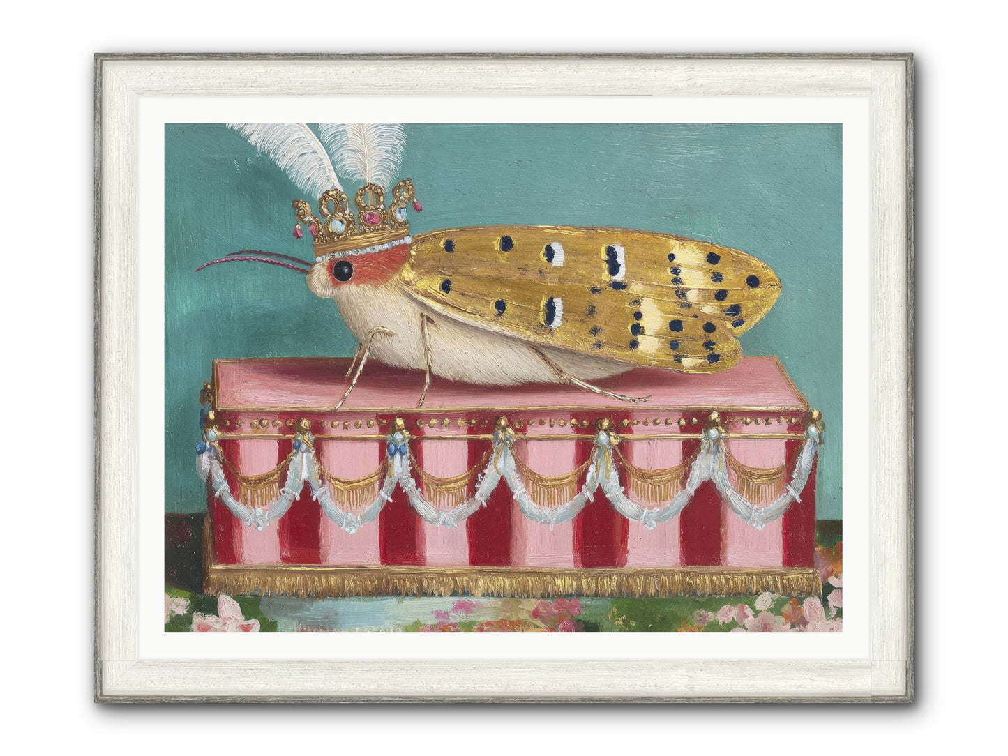 The Ethereal Pavilion Framed Print - Driftwood White 48x36