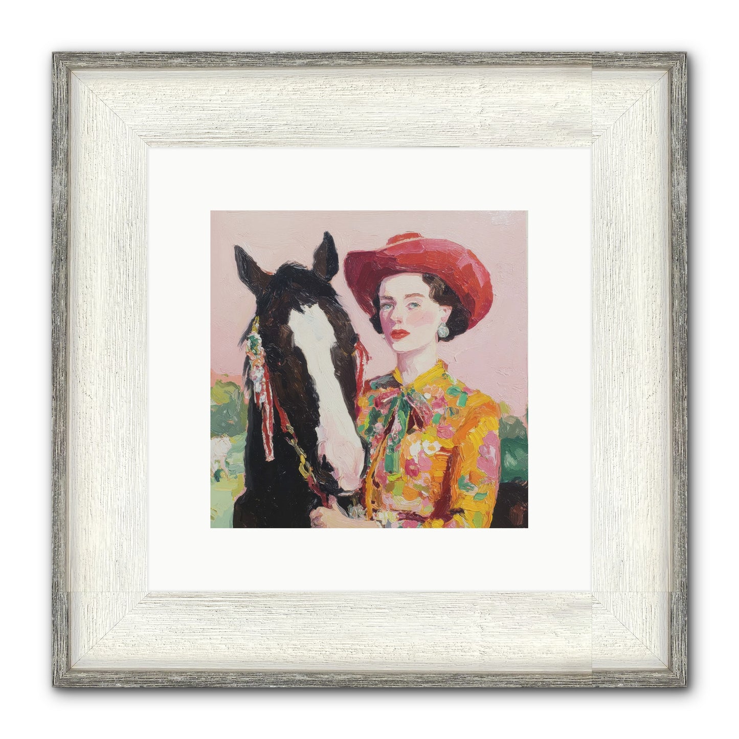 The Far Side Of Wonder Framed Print - Driftwood White 10x10