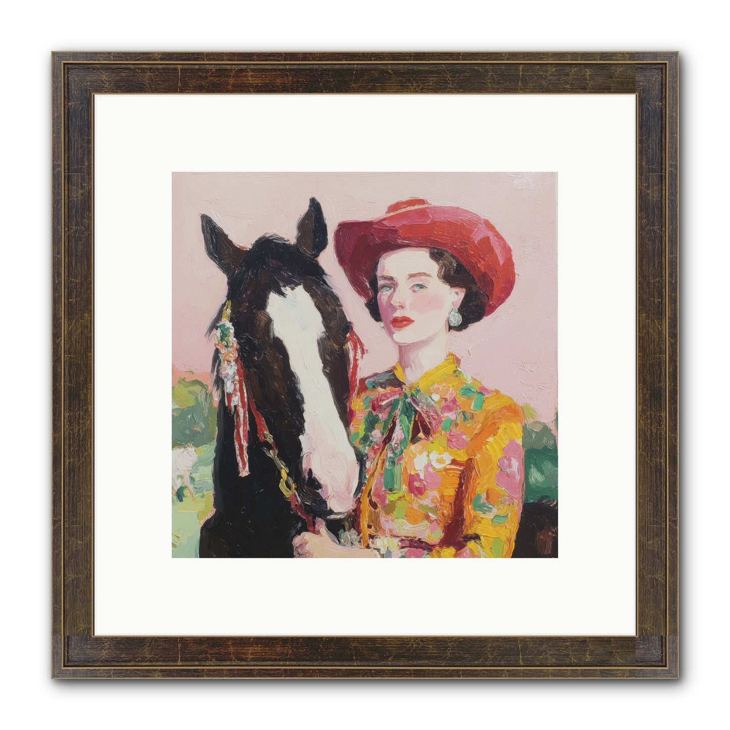 The Far Side Of Wonder Framed Print - Slimwoods Black/Gold 10x10
