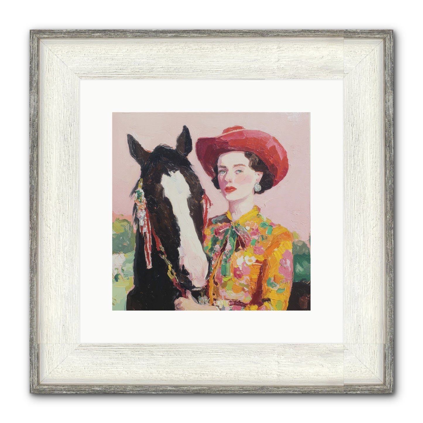 The Far Side Of Wonder Framed Print - Driftwood White 12x12