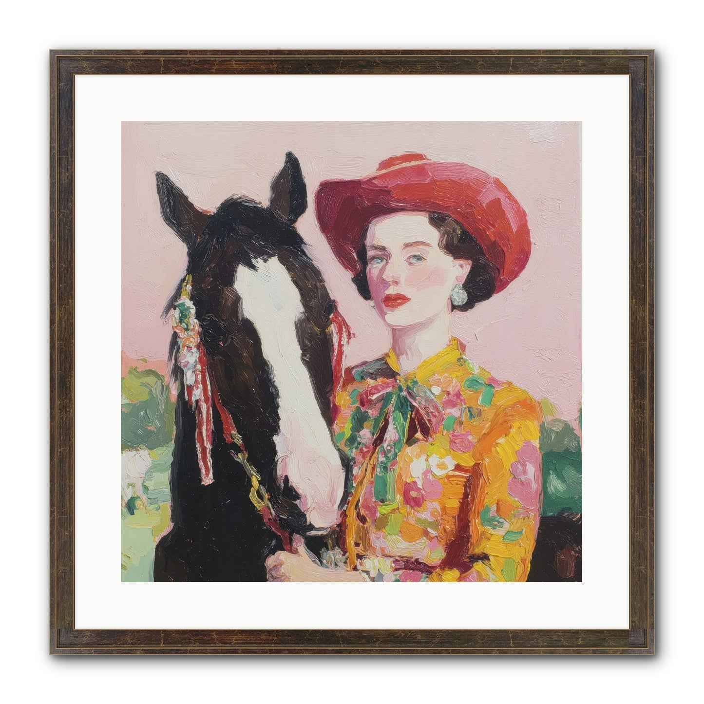 The Far Side Of Wonder Framed Print - Slimwoods Black/Gold 20x20