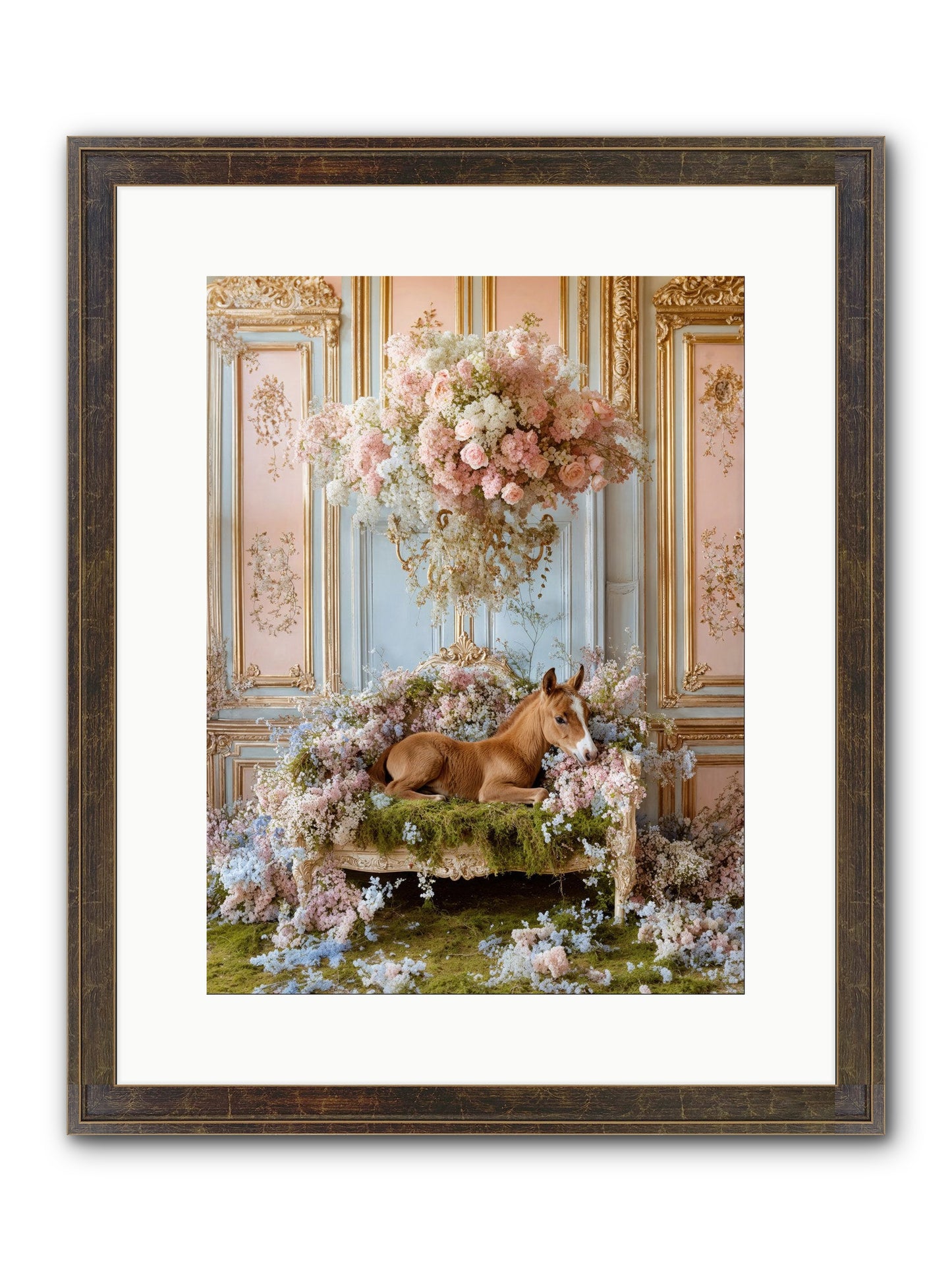 The Garden's Young Prince Framed Print - Slimwoods Black/Gold 12x16