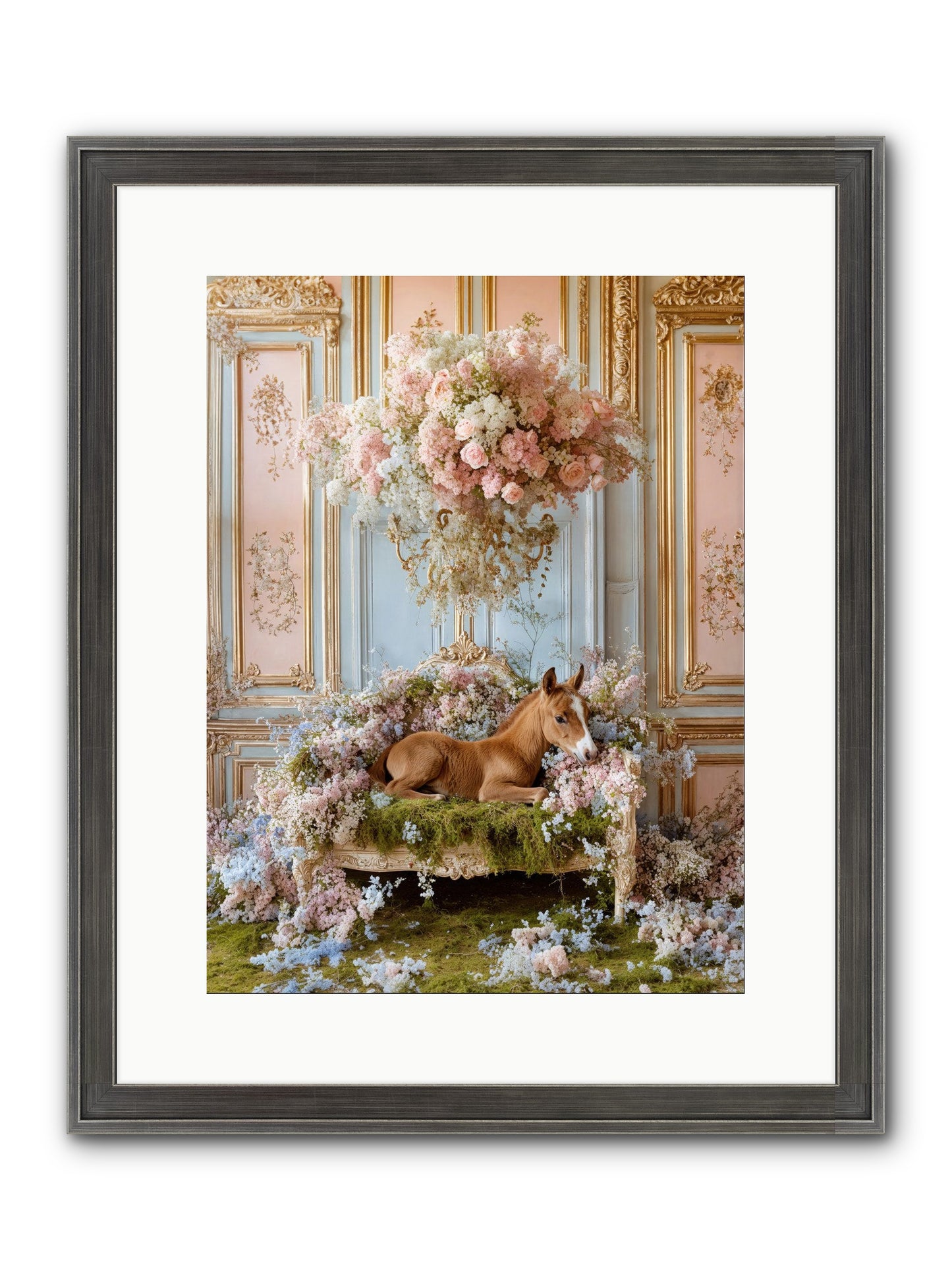 The Garden's Young Prince Framed Print - Slimwoods Black/Silver 12x16
