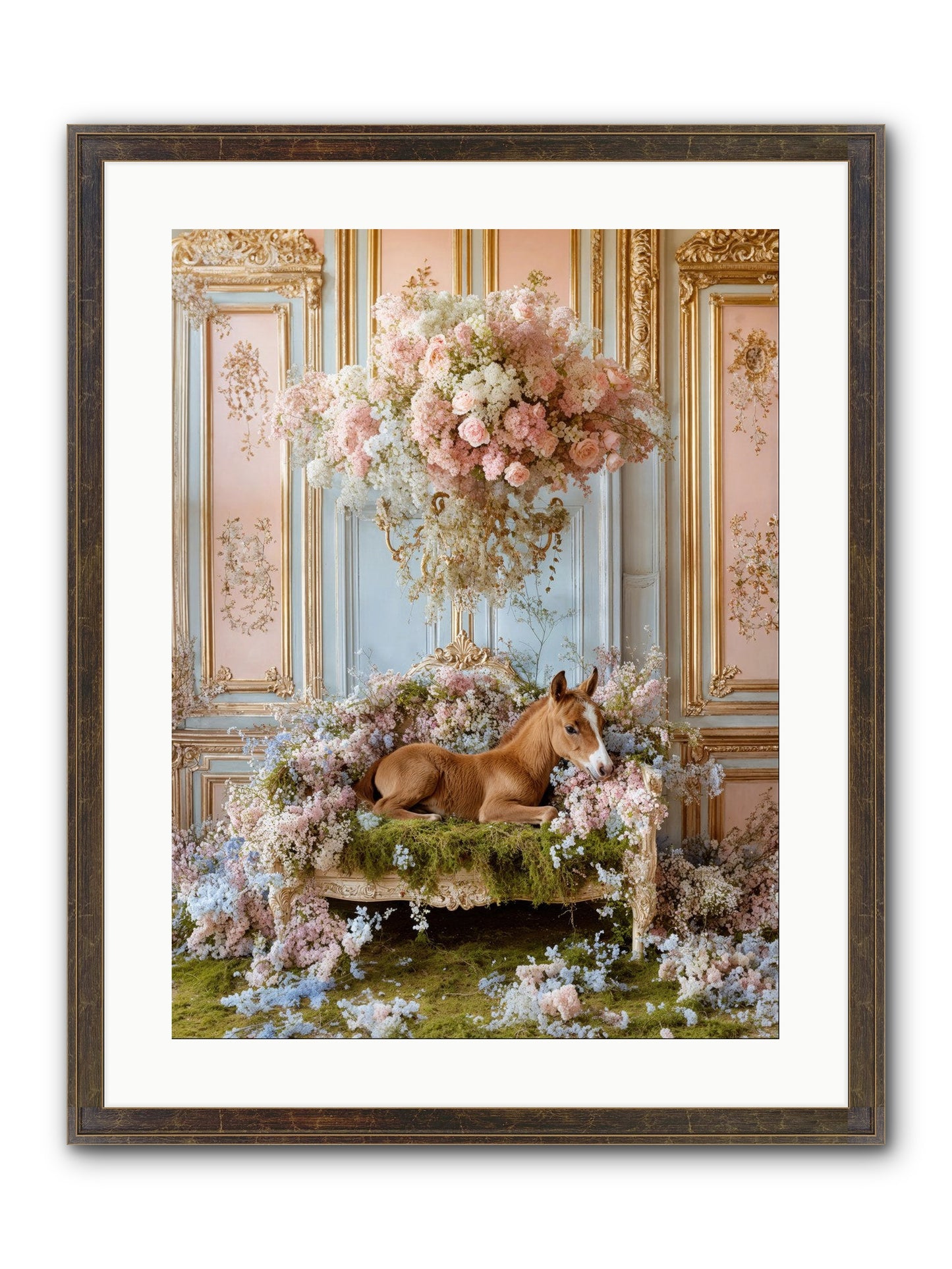 The Garden's Young Prince Framed Print - Slimwoods Black/Gold 18x24
