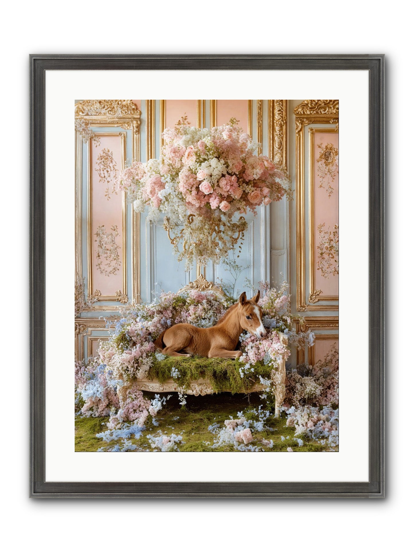 The Garden's Young Prince Framed Print - Slimwoods Black/Silver 18x24