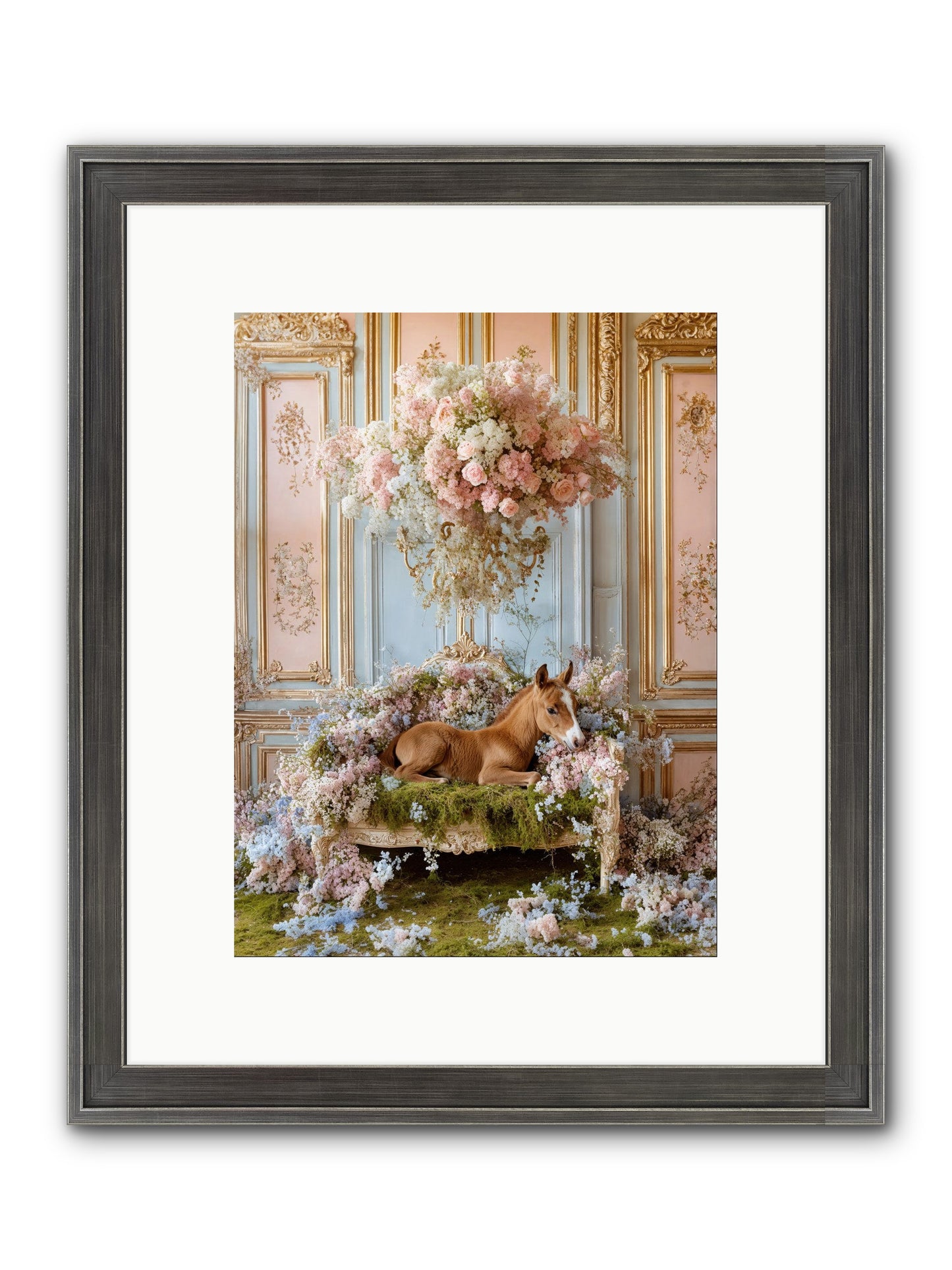 The Garden's Young Prince Framed Print - Slimwoods Black/Silver 9x12
