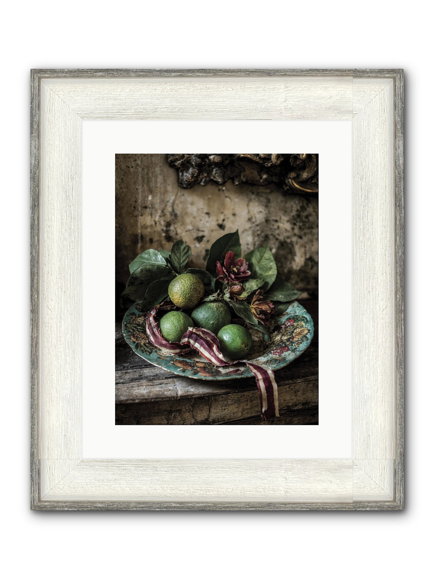 The Generous Earth Framed Print - Driftwood White 12x16