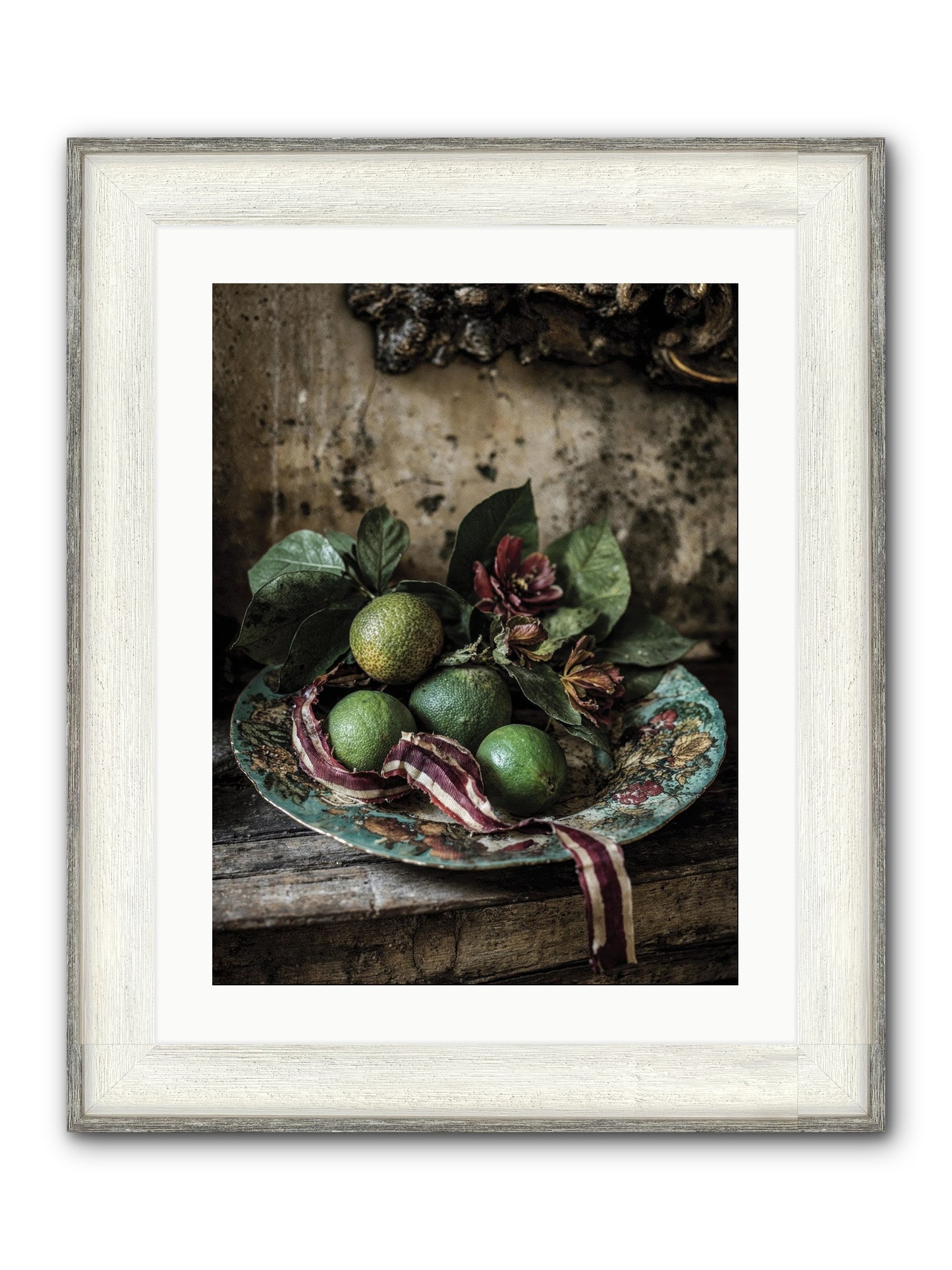 The Generous Earth Framed Print - Driftwood White 18x24