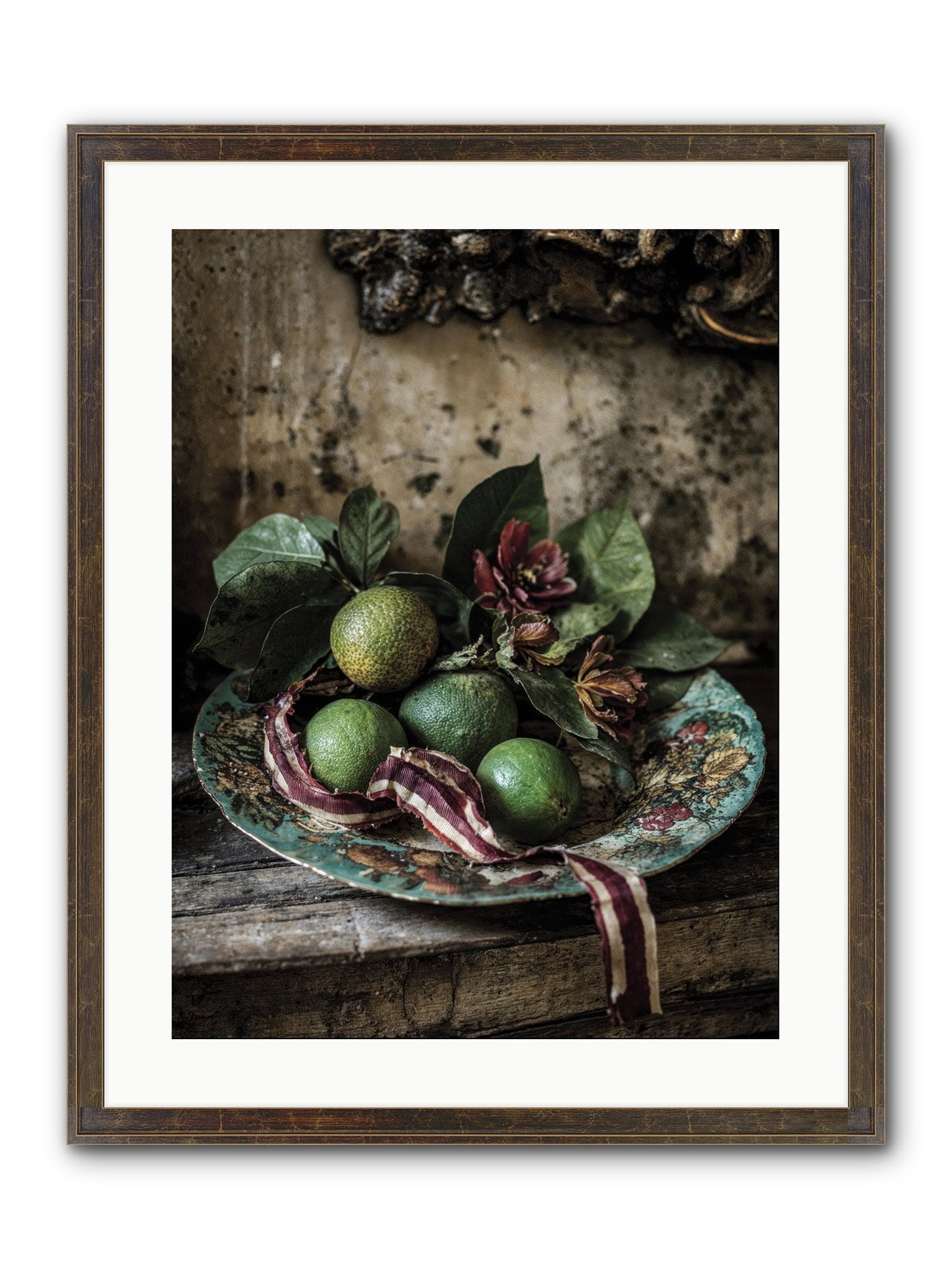 The Generous Earth Framed Print - Slimwoods Black/Gold 18x24