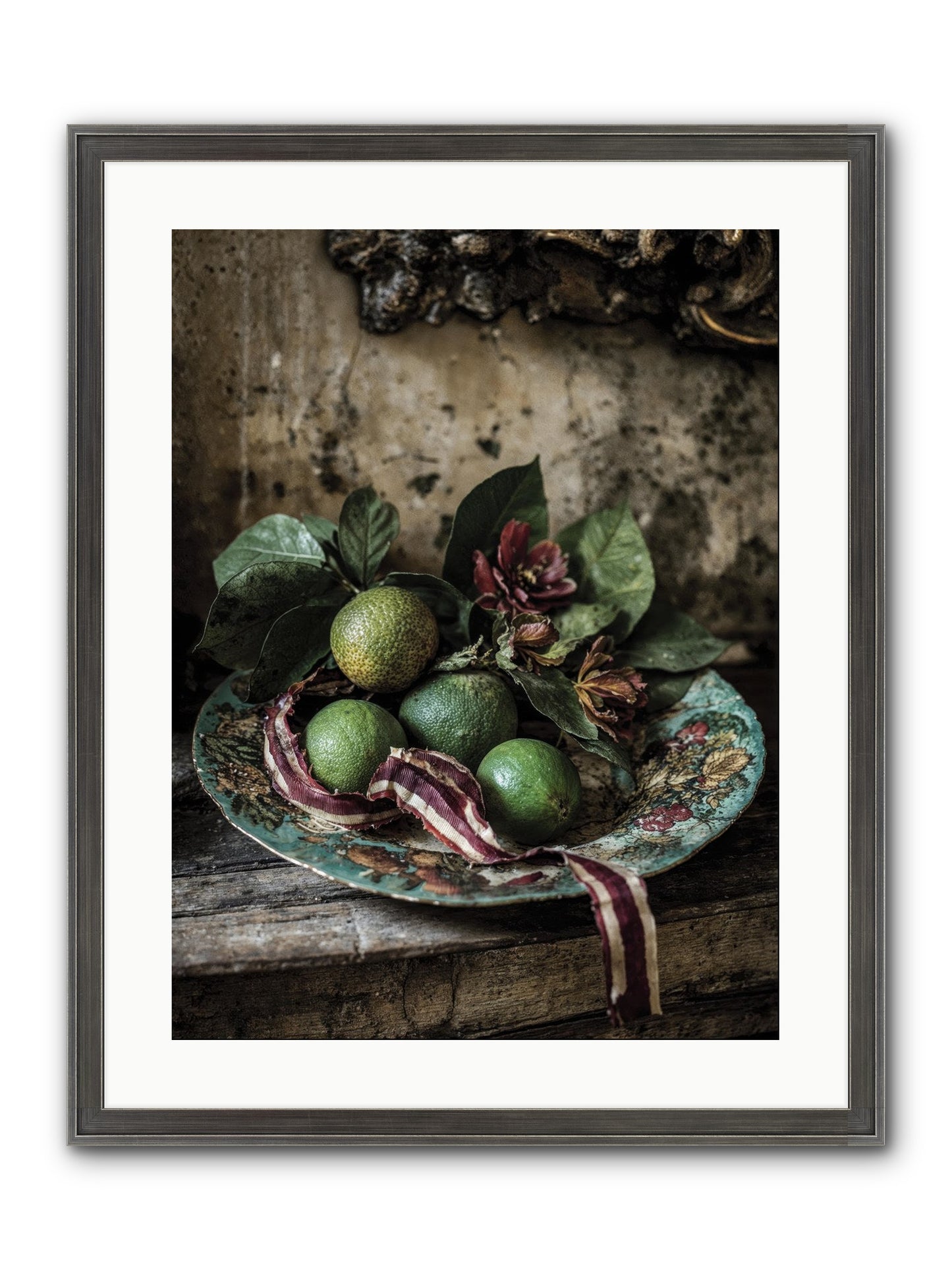 The Generous Earth Framed Print - Slimwoods Black/Silver 18x24