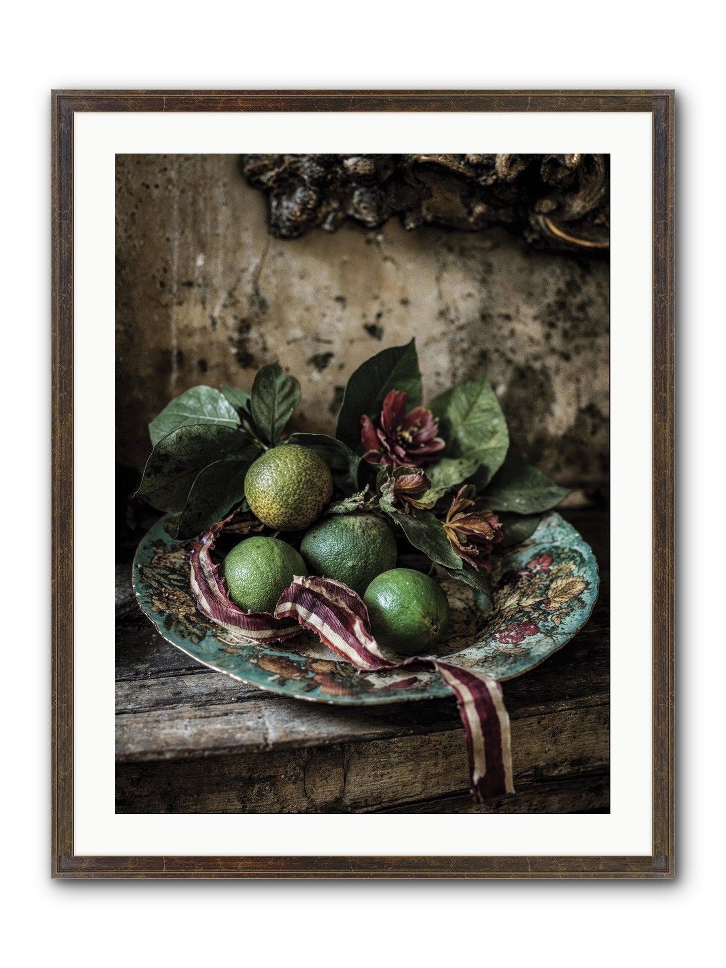The Generous Earth Framed Print - Slimwoods Black/Gold 24x32