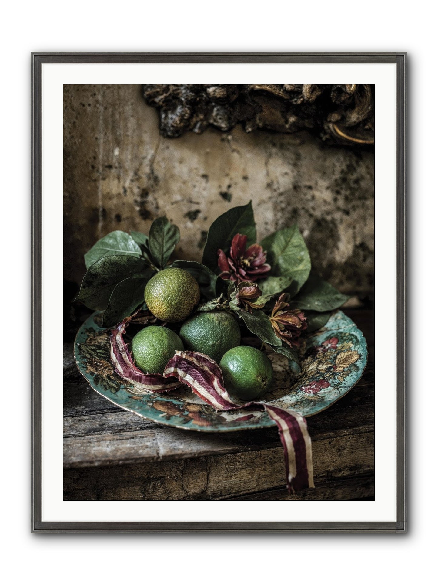 The Generous Earth Framed Print - Slimwoods Black/Silver 30x40